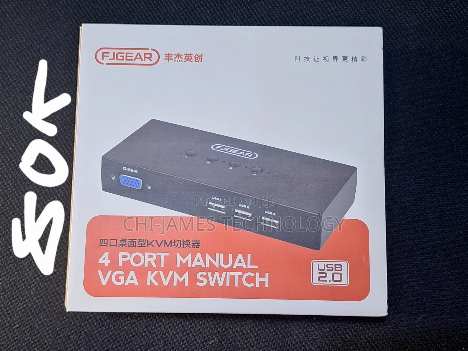 4port 2port Manual Vga Kvm Switch