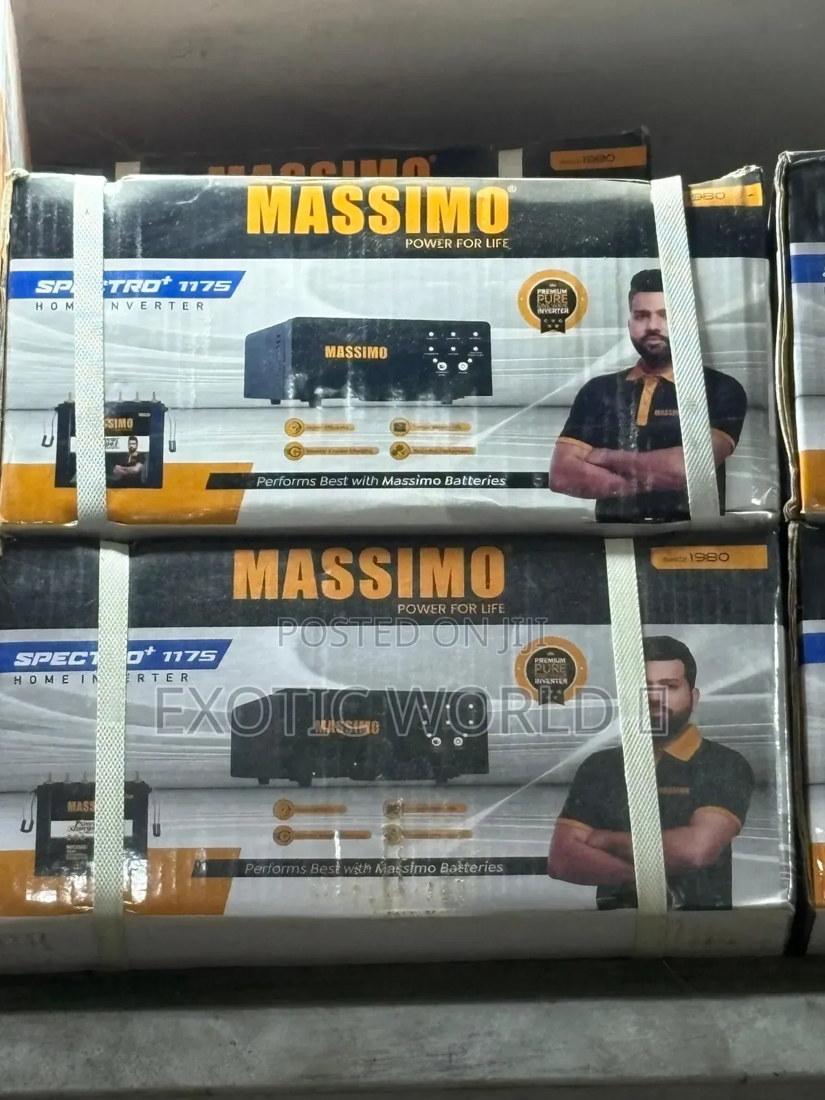 Massimo 1kva 12v Pure Sine Wave Inverter (India Made)