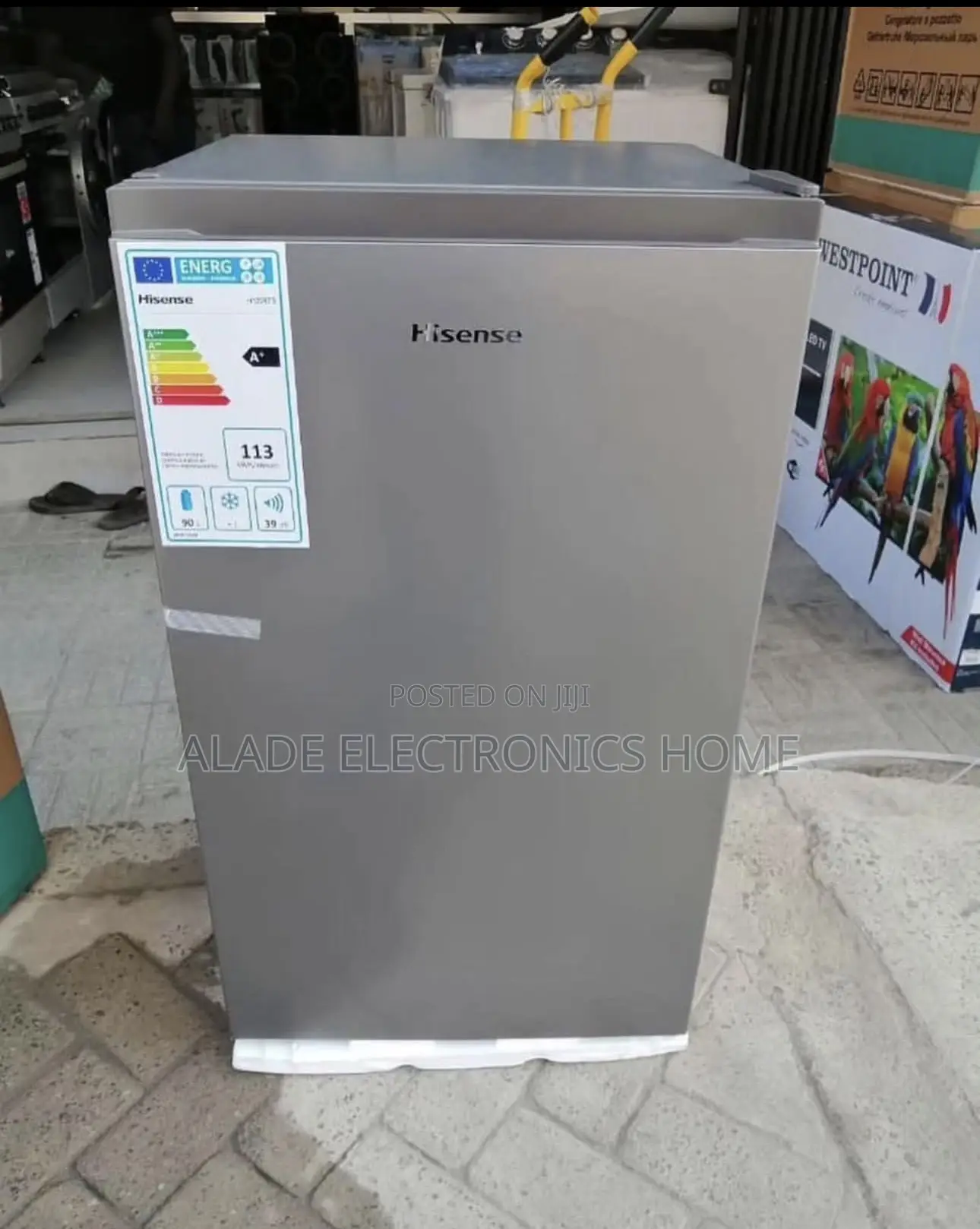 Hisense Refrigerator 90ltr” Frost, Low Noise 2yrs Warranty
