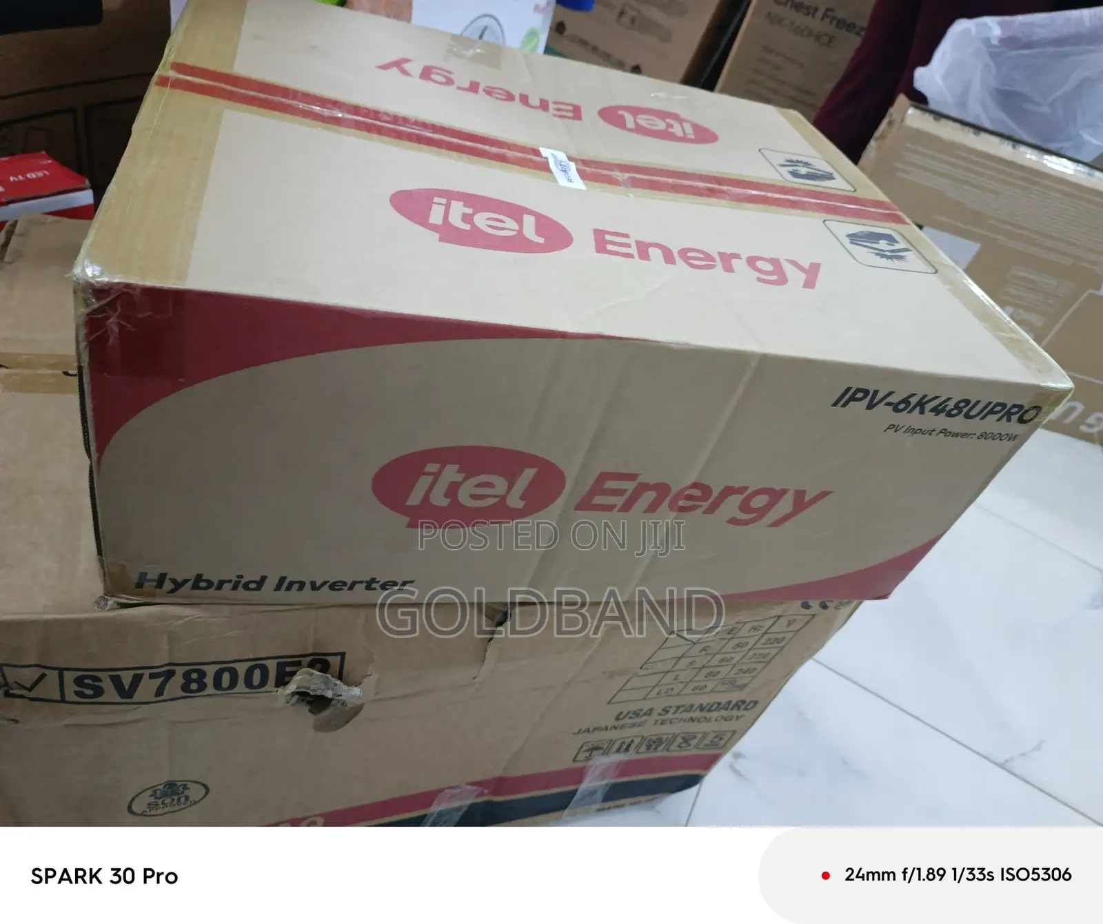 Itel Pv-6k48upro Hybrid Inverter for Solar Battery