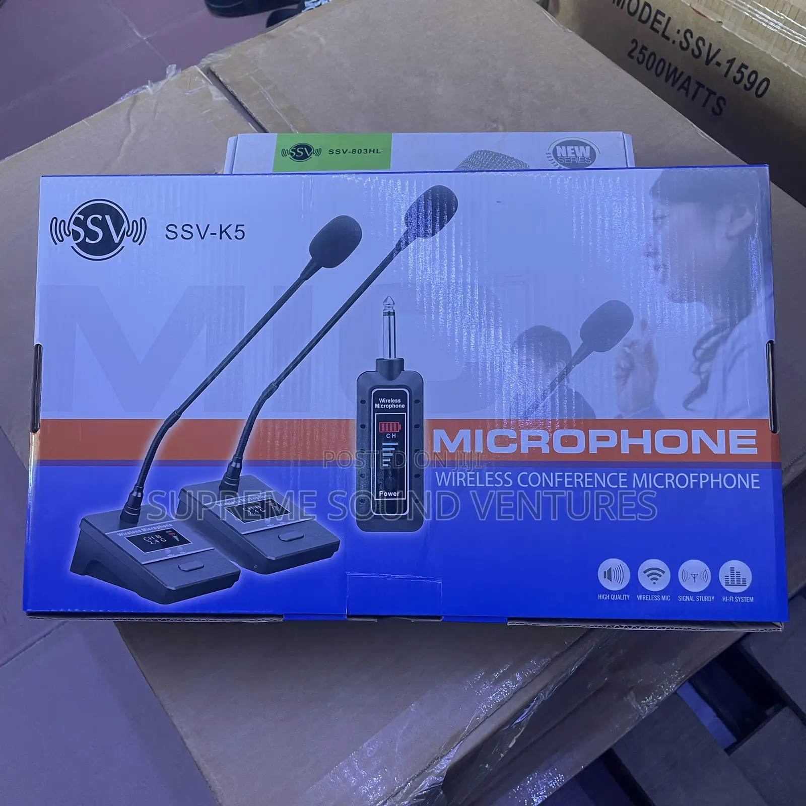 Ssv-k5 Double Wireless Conference Microphone