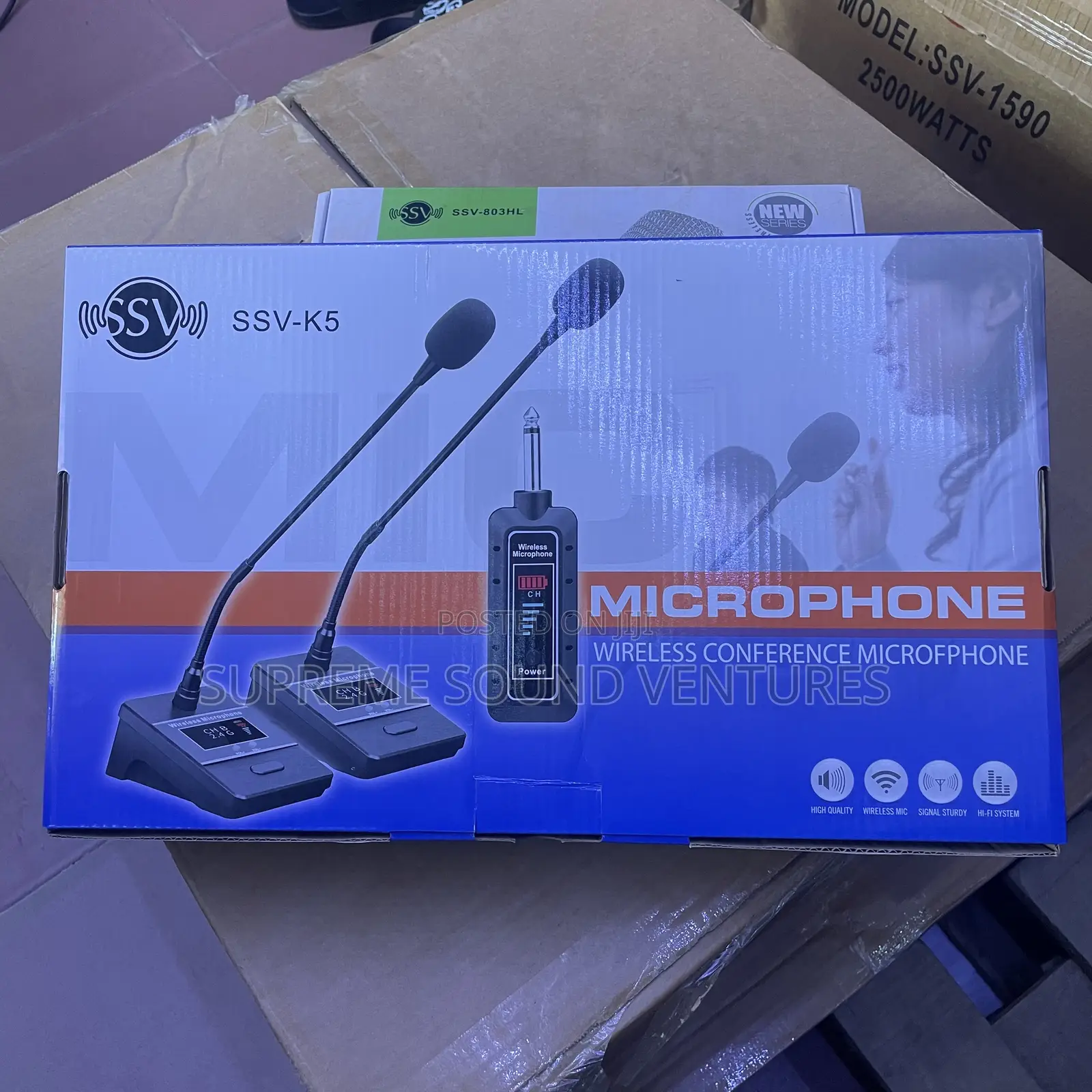 Ssv-k5 Double Wireless Conference Microphone