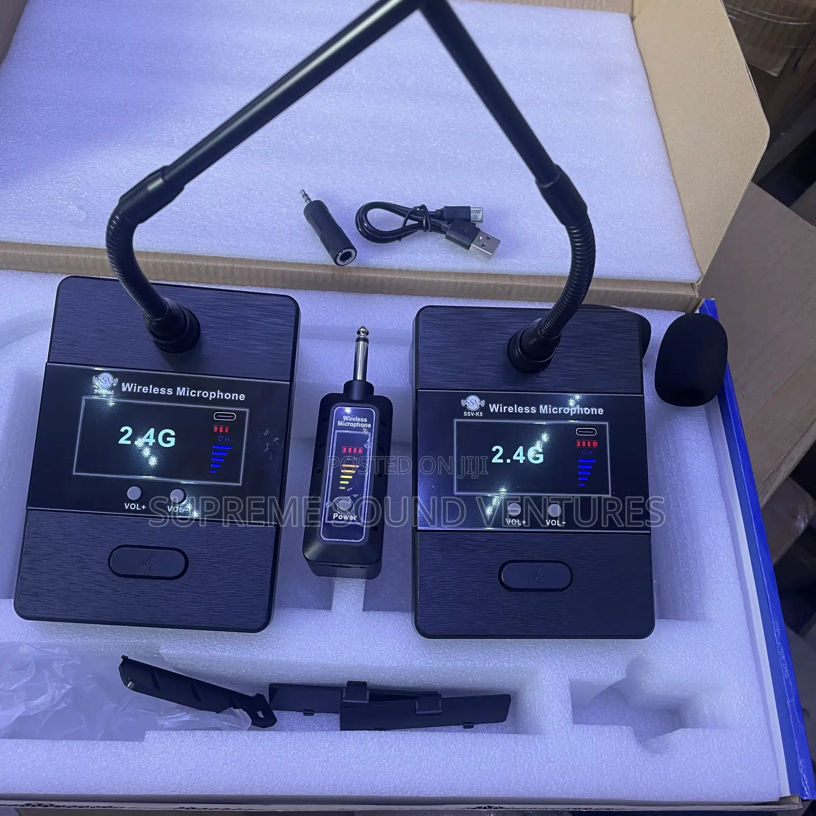 Ssv-k5 Double Wireless Conference Microphone