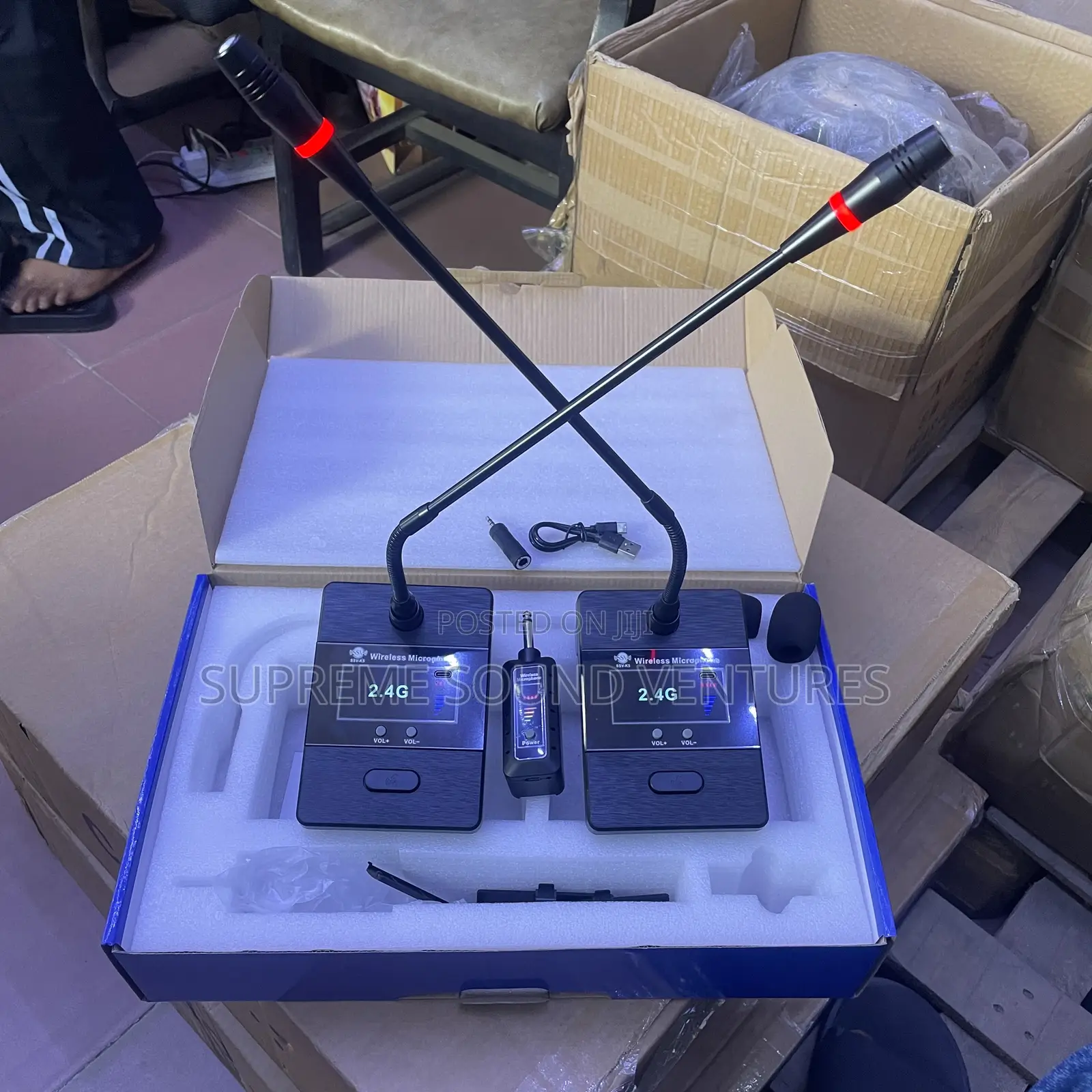 Ssv-k5 Double Wireless Conference Microphone