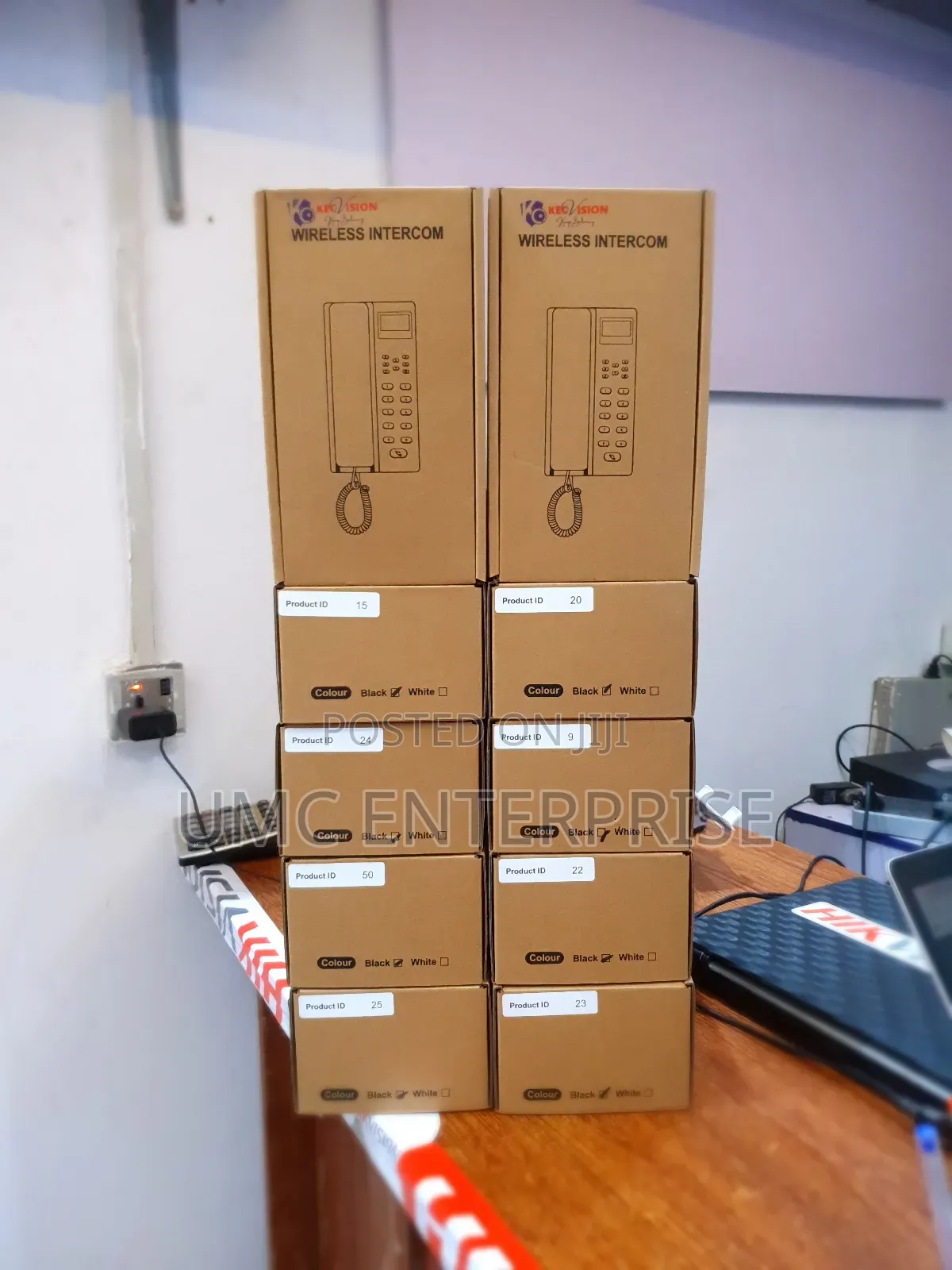 10 Sets of Display Wireless Intercom