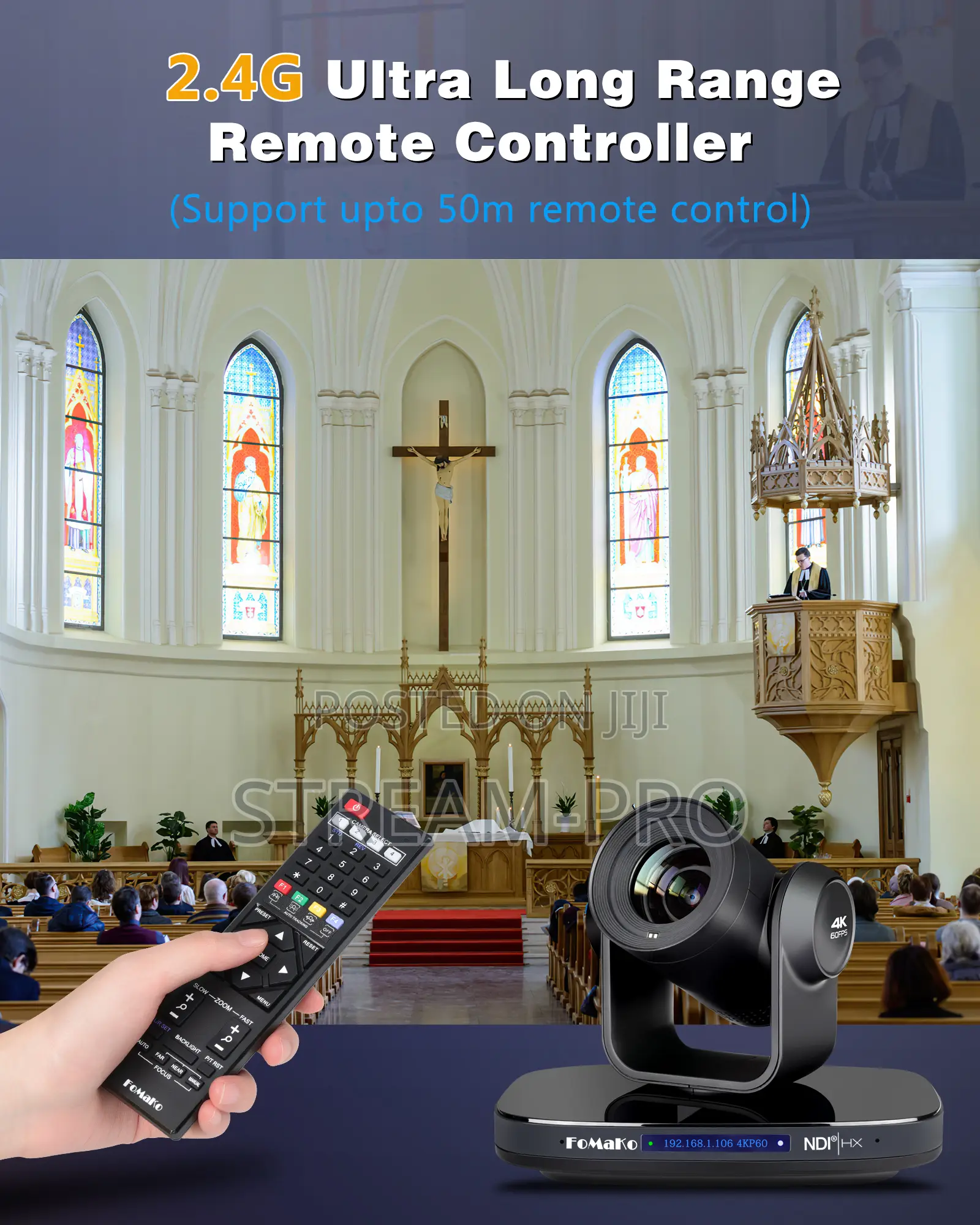 Fomako K820n Ndi Camera 3g-Sdi 60fps 20x Optical Zoom