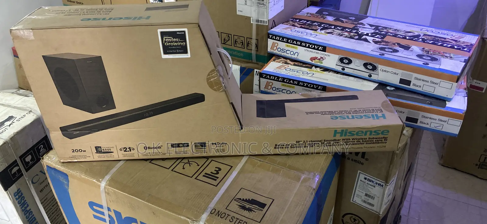 Hisense Hs218 2.1ch 200w Soundbar With Wireless Subwoofer