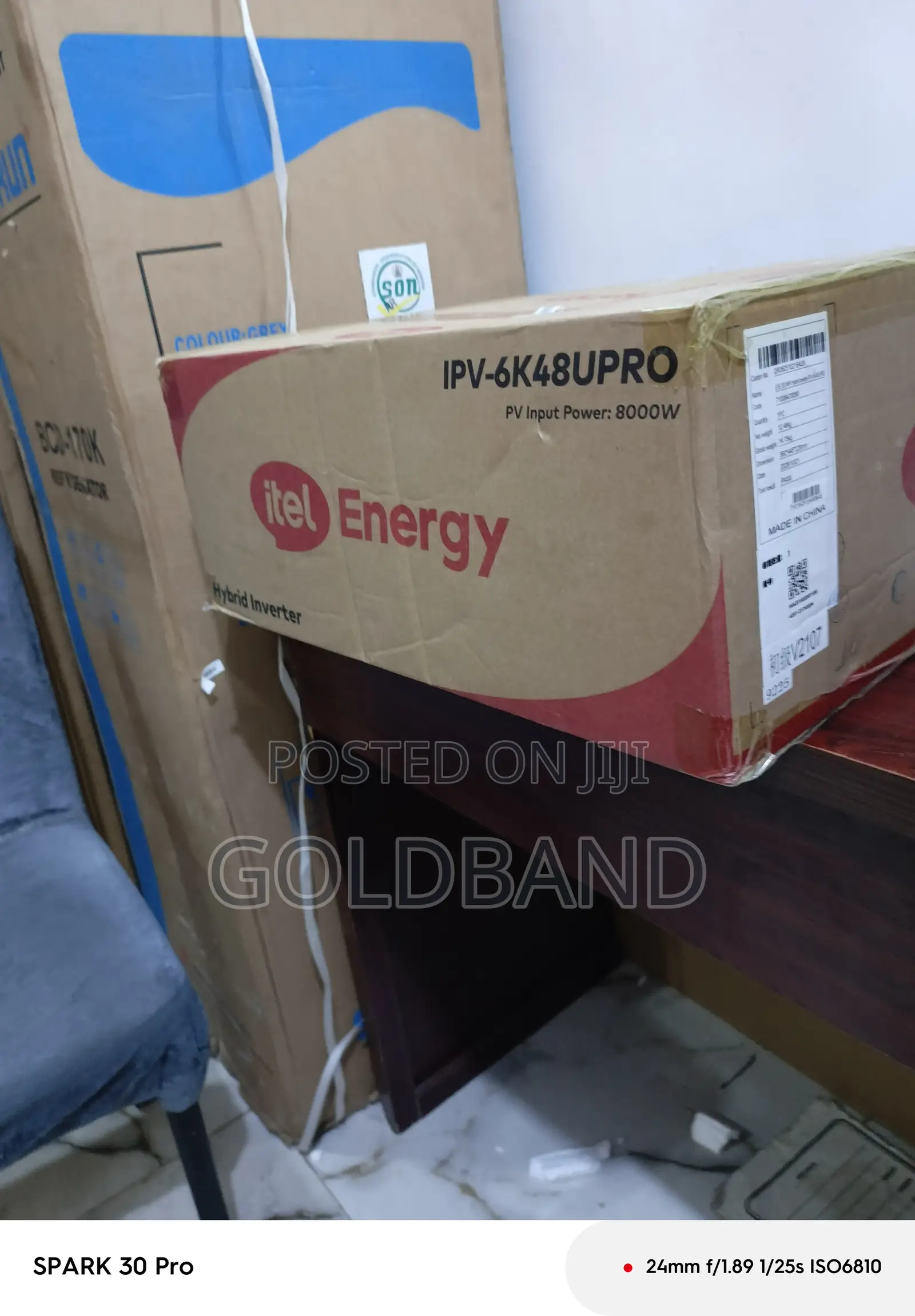 Itel Pv-6k48upro 6kw Solar Hybrid Backup Inverter