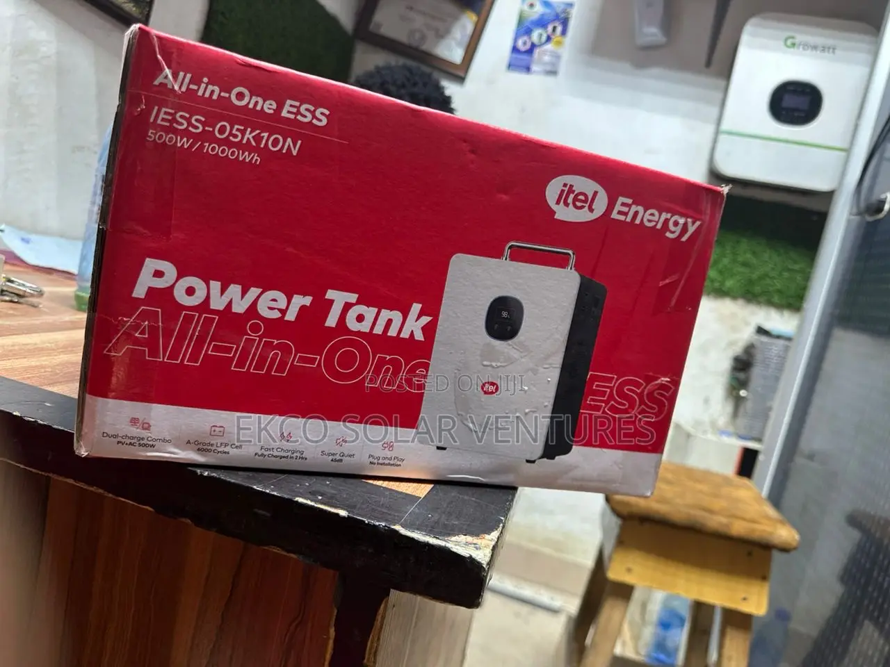 Itel Energy Power Tank All-in-One Solar Generator