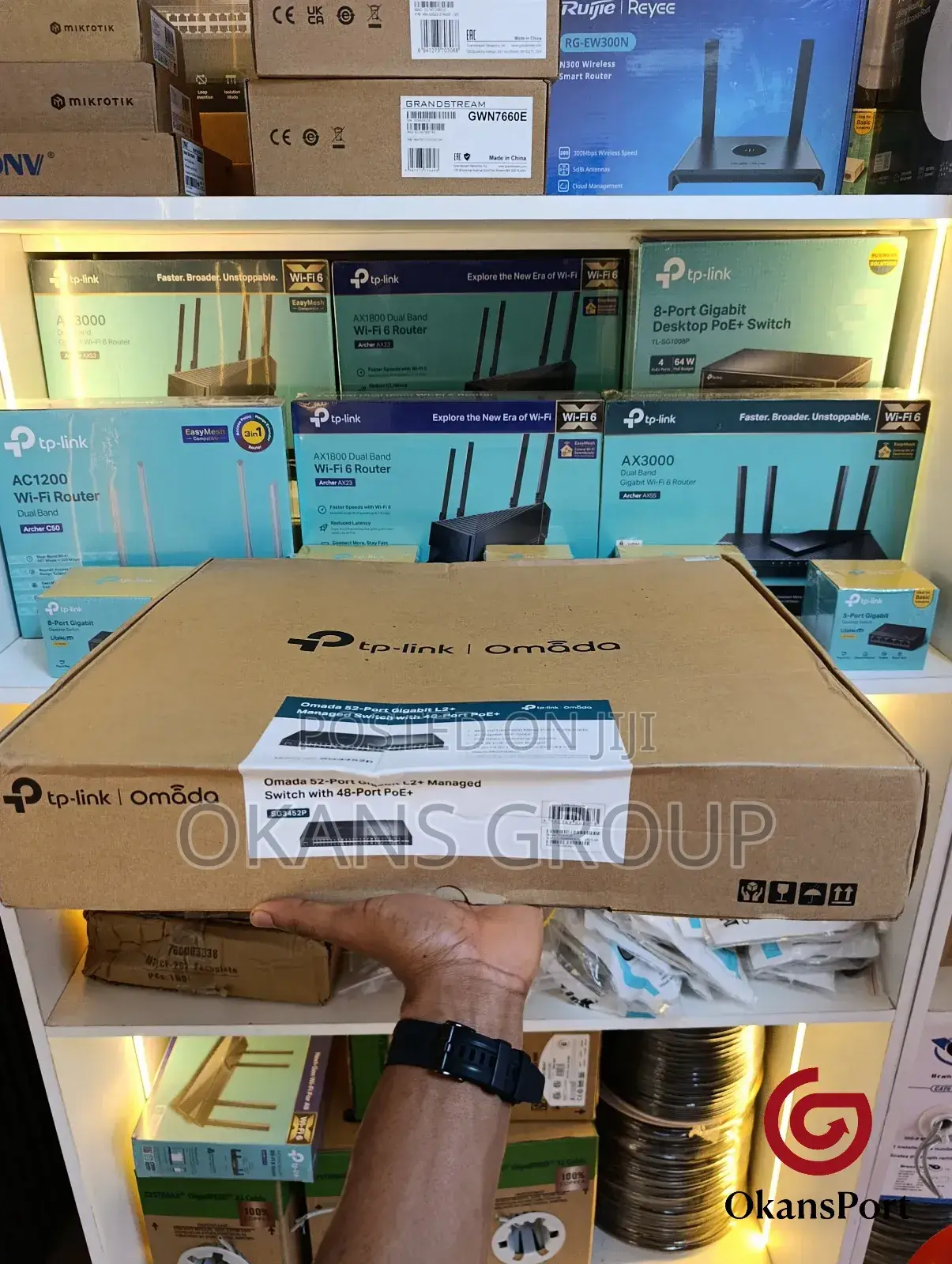 Tp-Link 48 Port Gigabit Poe+ Switch 52port Tl-Sg3452p Sg3452mp Sg3452x