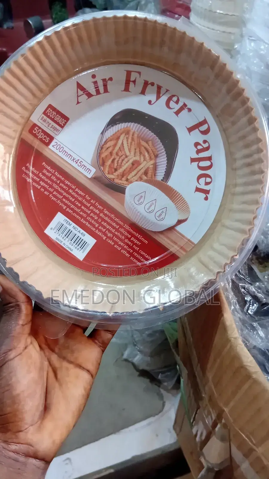 Airfryer Paper Disposable, 8l. 50pcs
