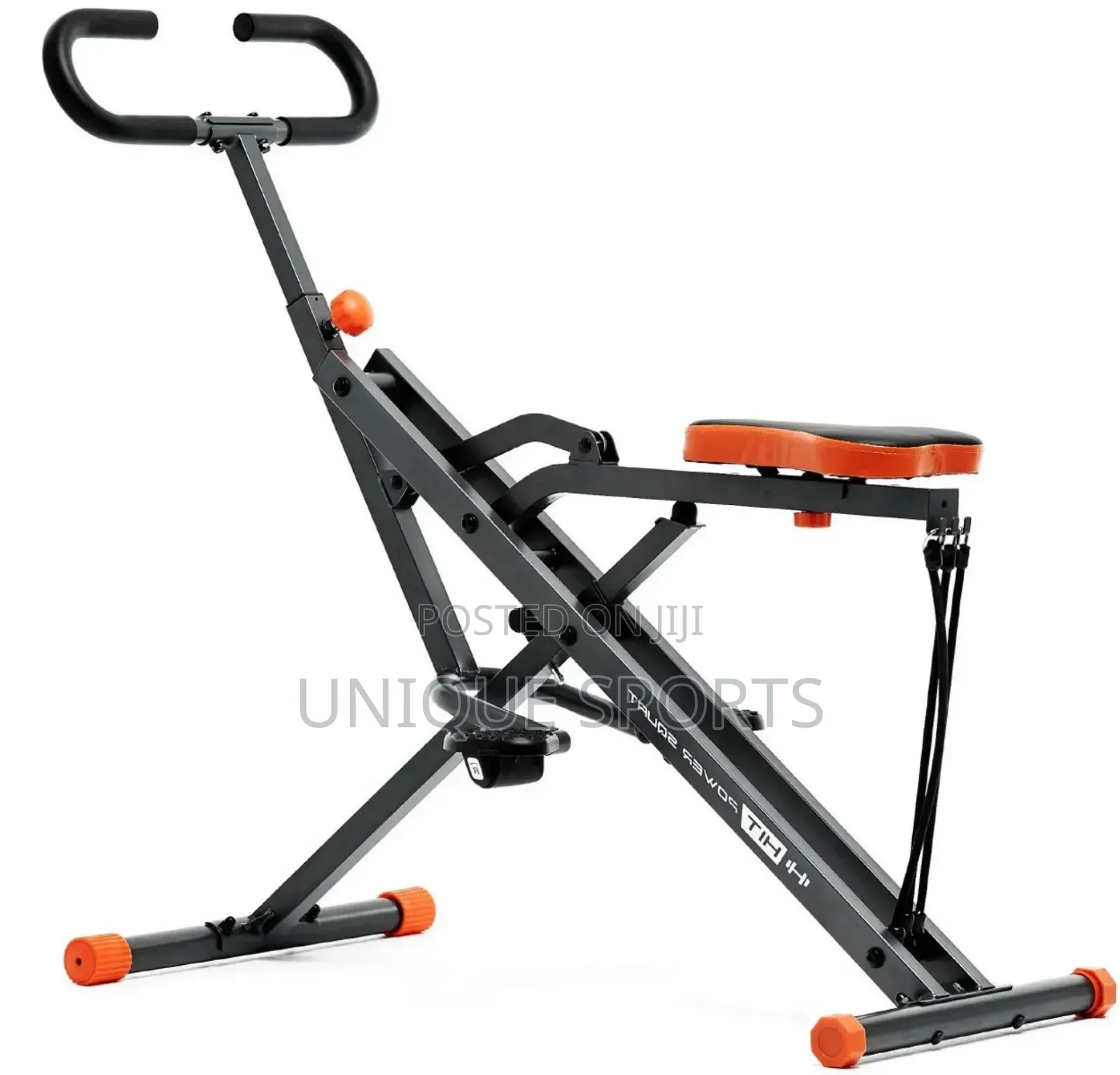 Foldable Squat Row Cardio Rider Exercise Machine
