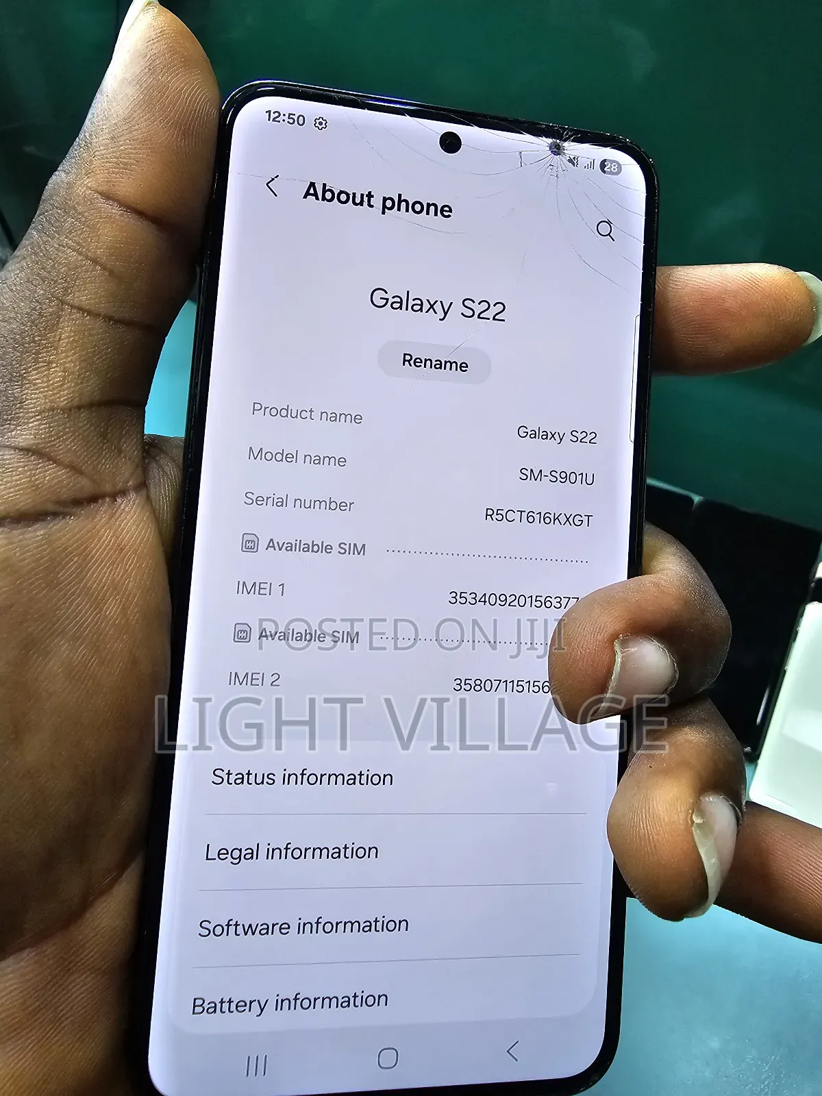 Samsung Galaxy S22 5G 128 GB Black