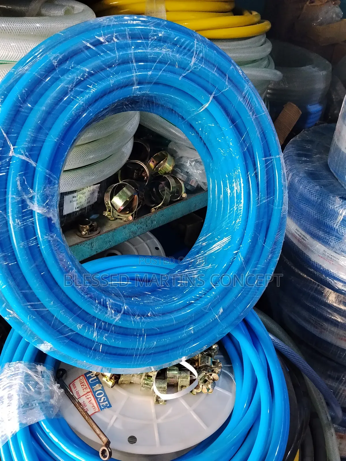 16mm Pu Hose Use for Compressed Air,Water and Oil: Bundle 50 Meters