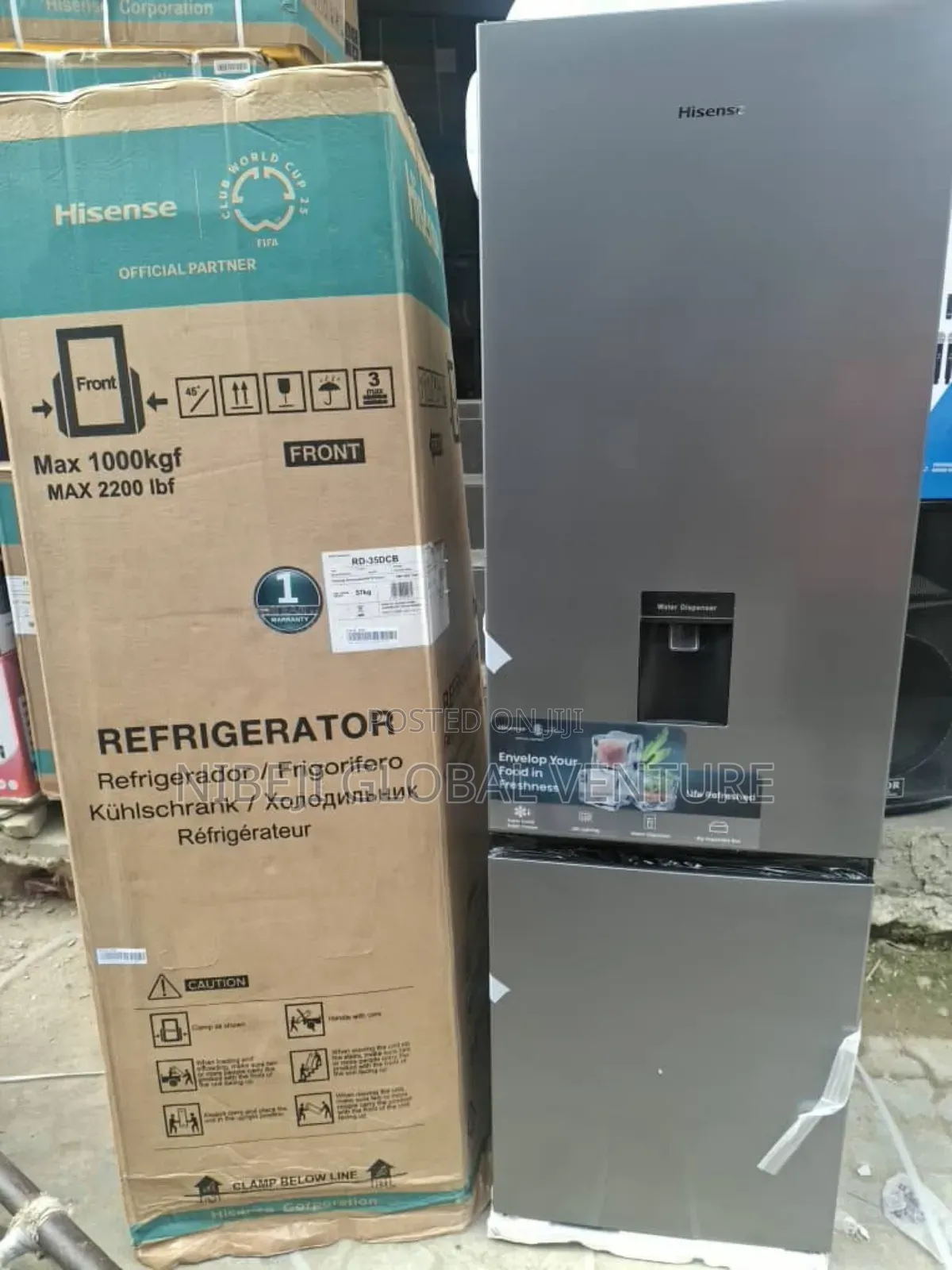 Hisense Bottom Freezer Refrigerator Rd-35dcb