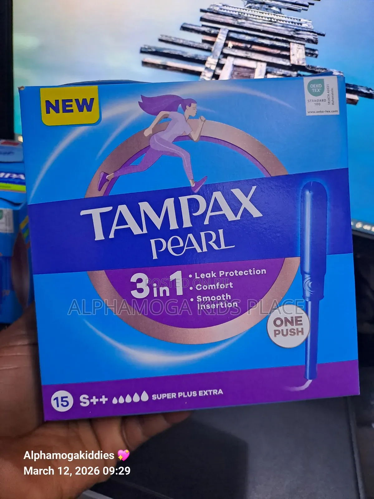 Tampax Pearl Tampons Extra Super Plus 45count