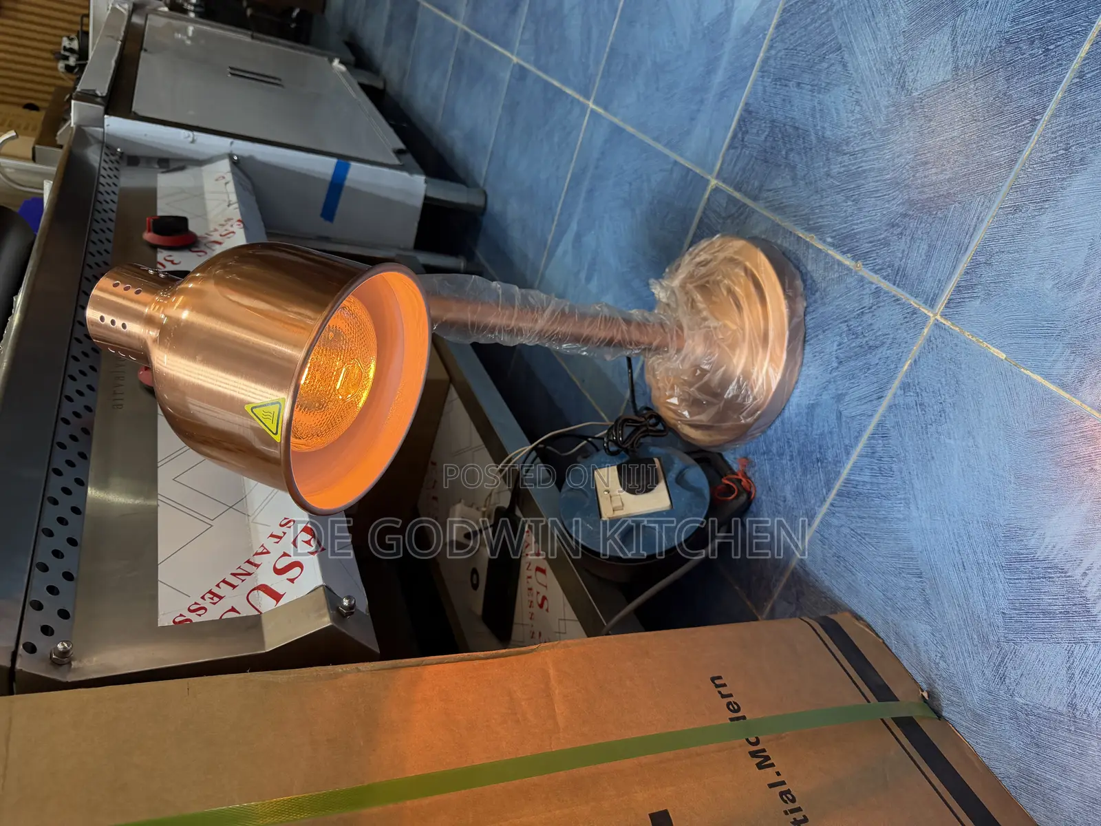 Single Lamp Warmer Bronze Color