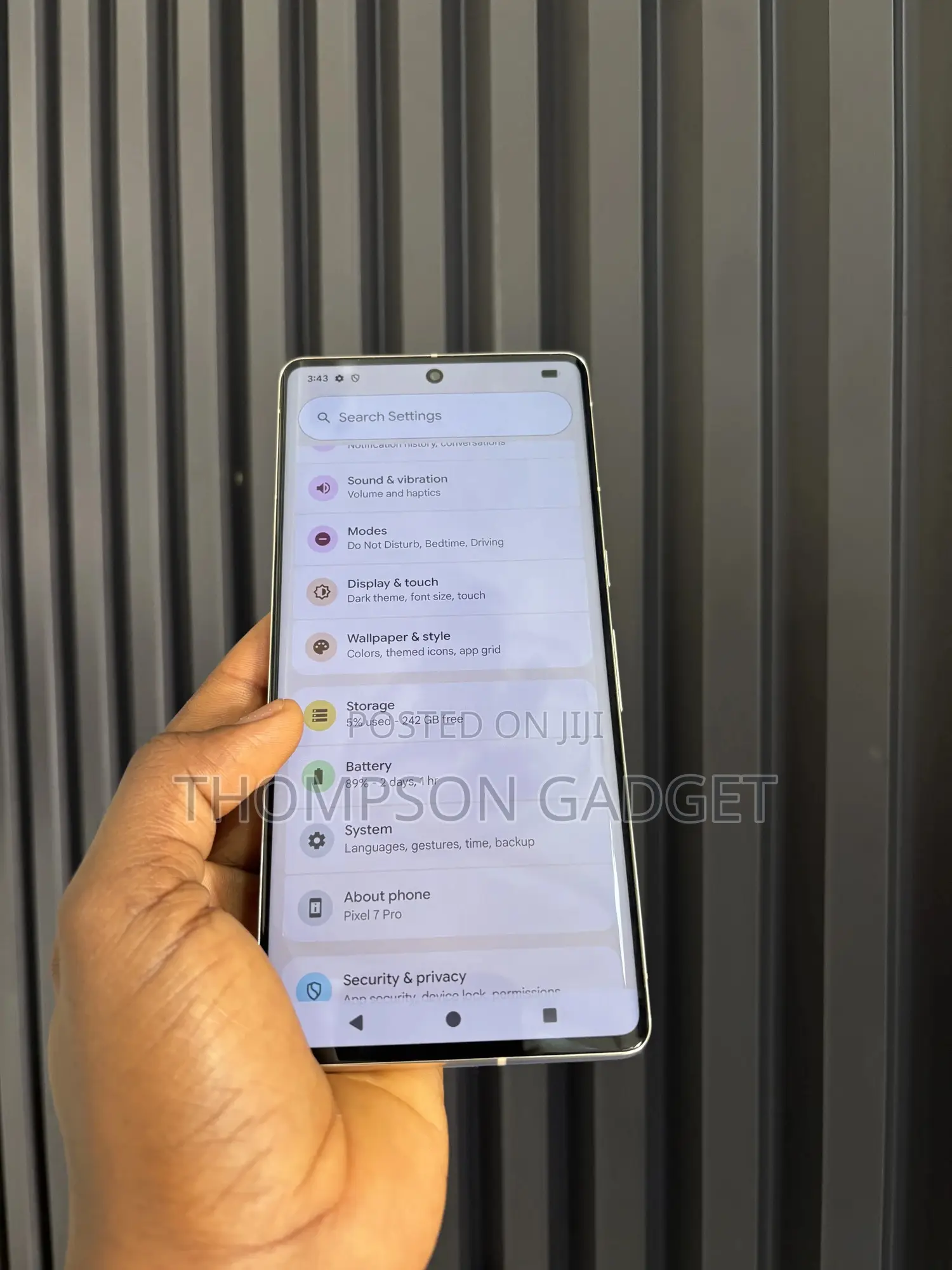 Google Pixel 7 Pro 256 GB Gray