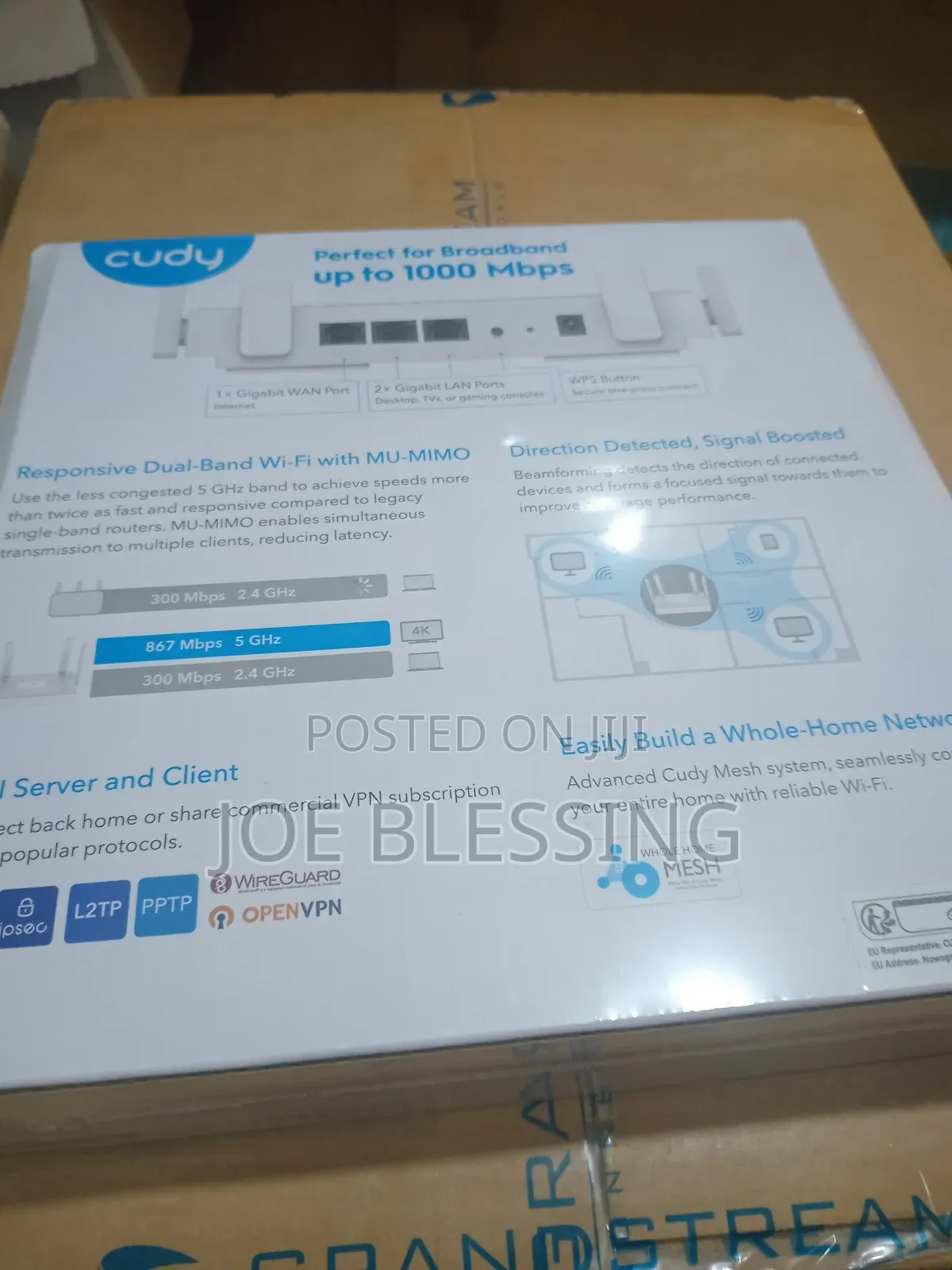 Cudy Ac1200 Gigabit Dual Band Mesh Wi_fi Router