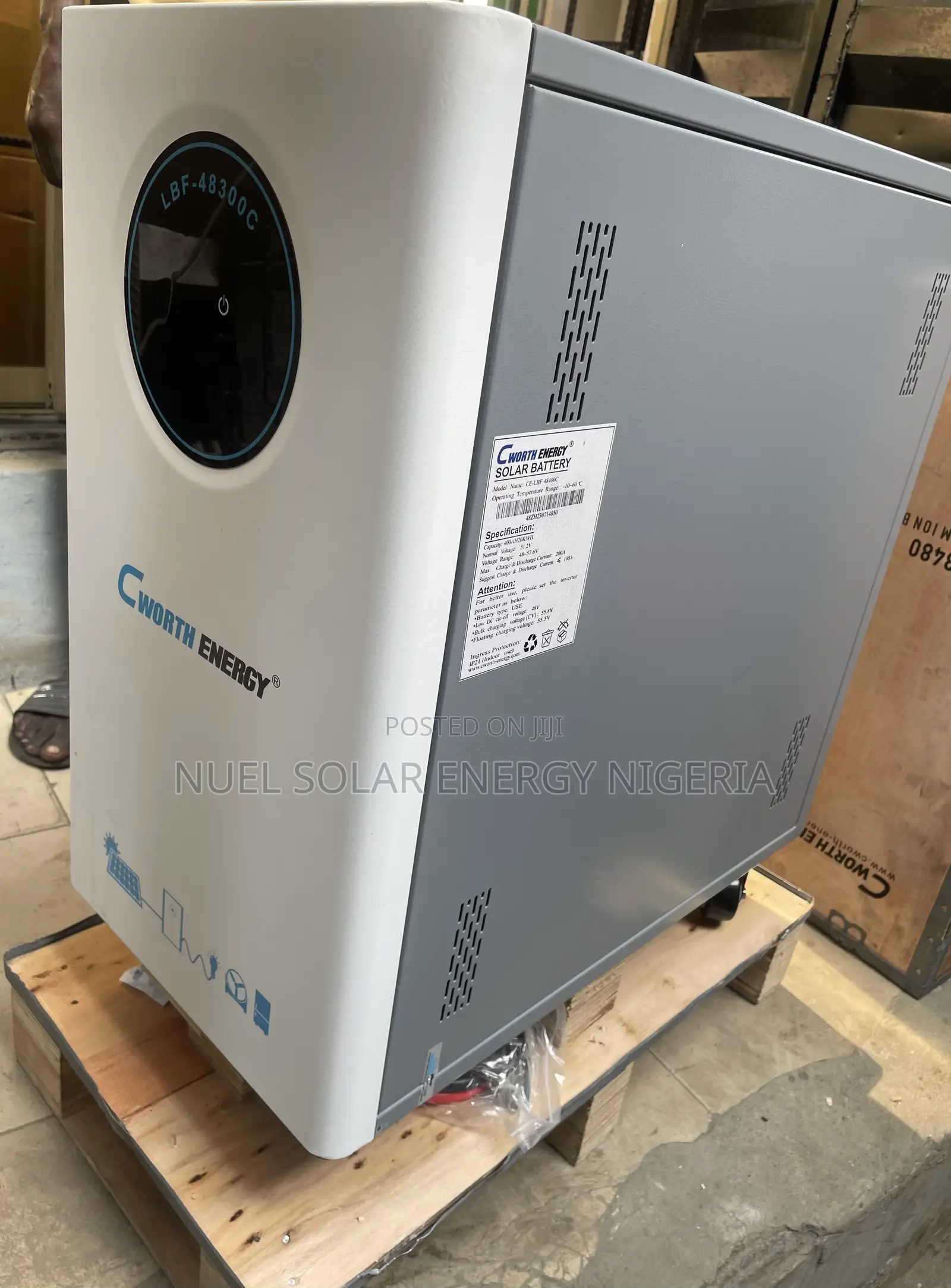 Cworth Energy 20kwh Solar Battery – 51.2v