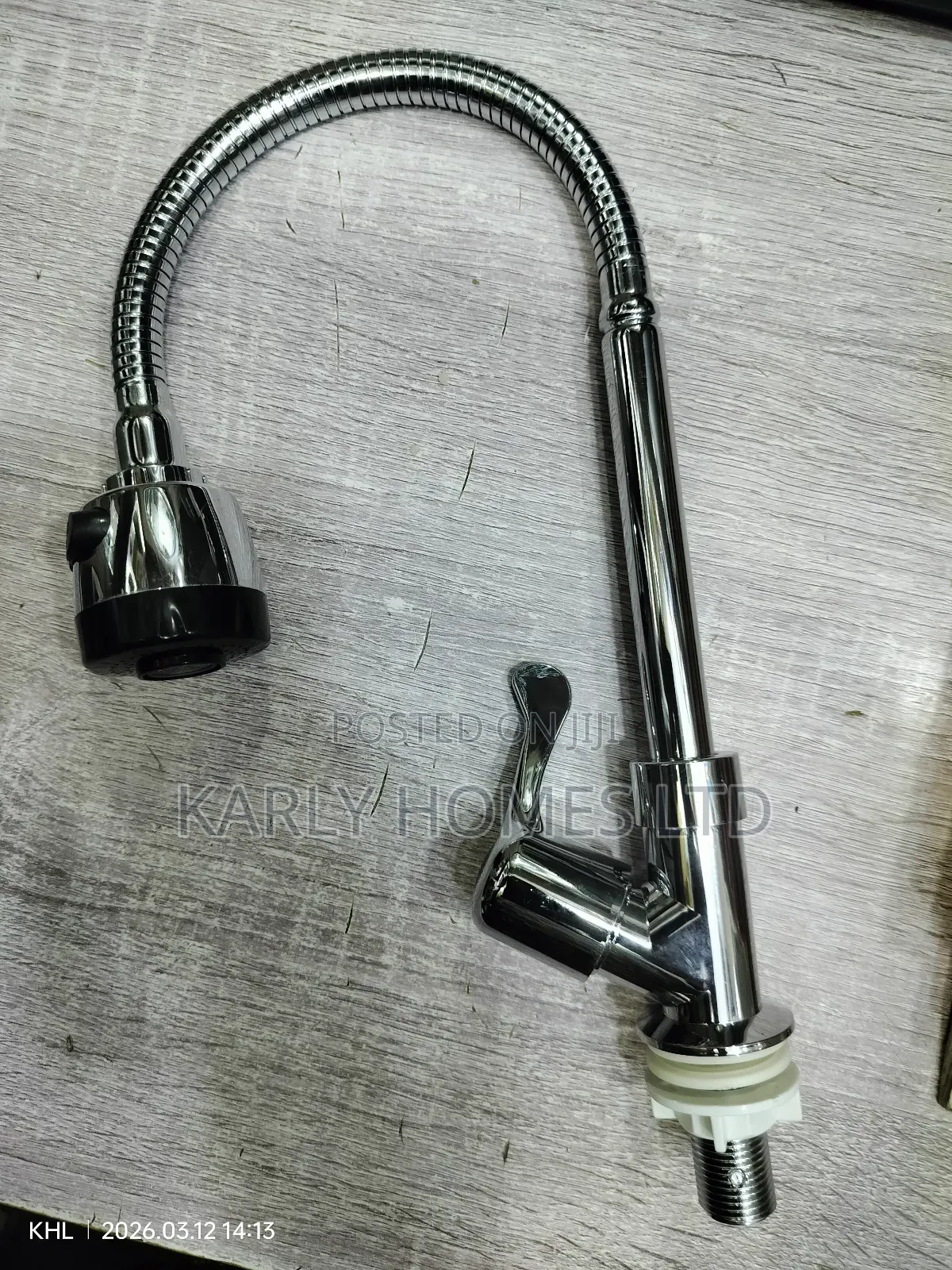 *Chrome Flexible Kitchen Tap*