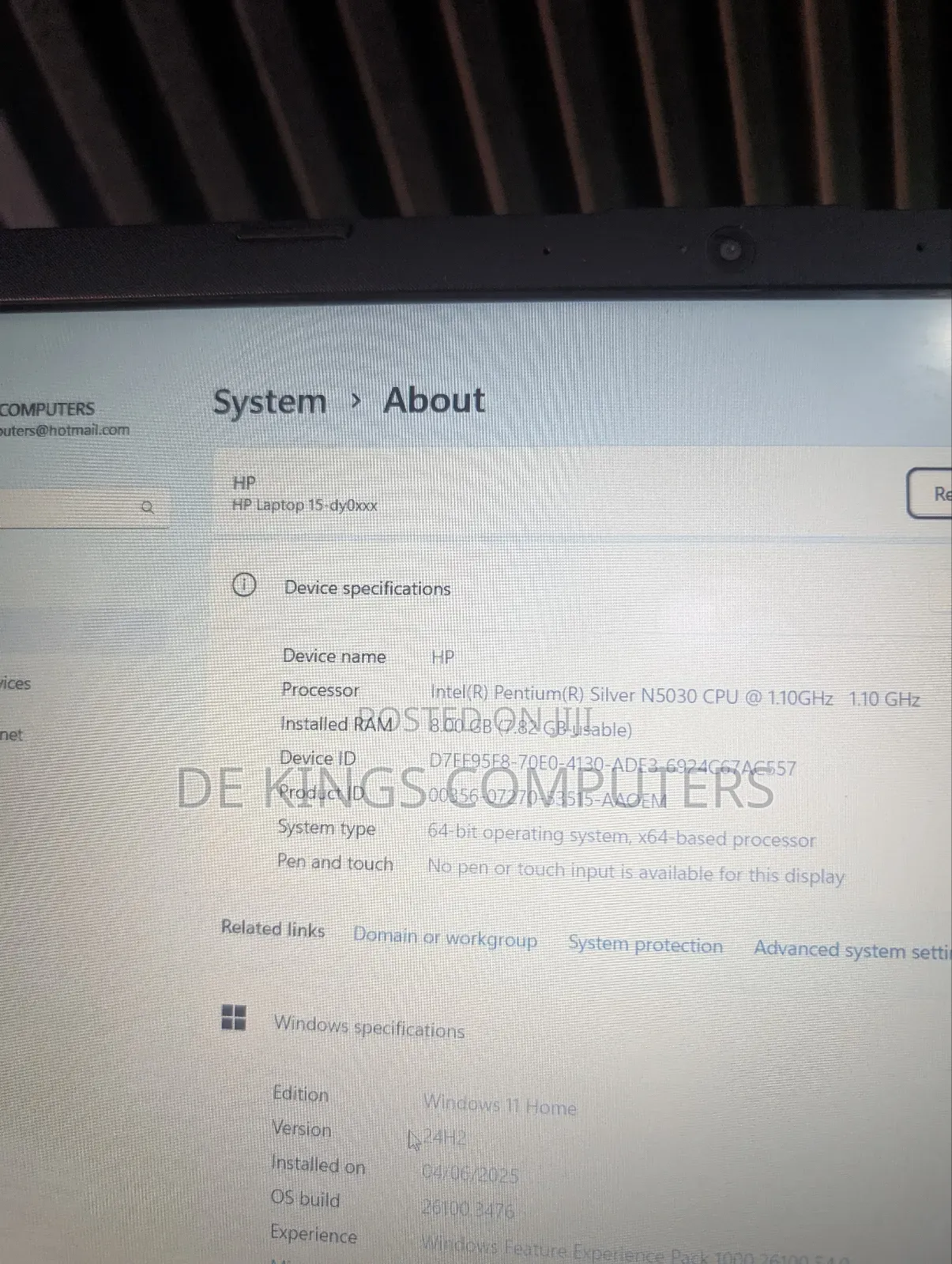 Laptop HP Pavilion 15 8GB Intel Pentium SSD 256GB