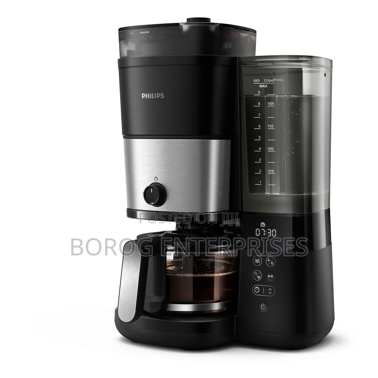 Philips All-in-1 Brew Drip Coffee Maker With Built-in Grinder-Hd7900