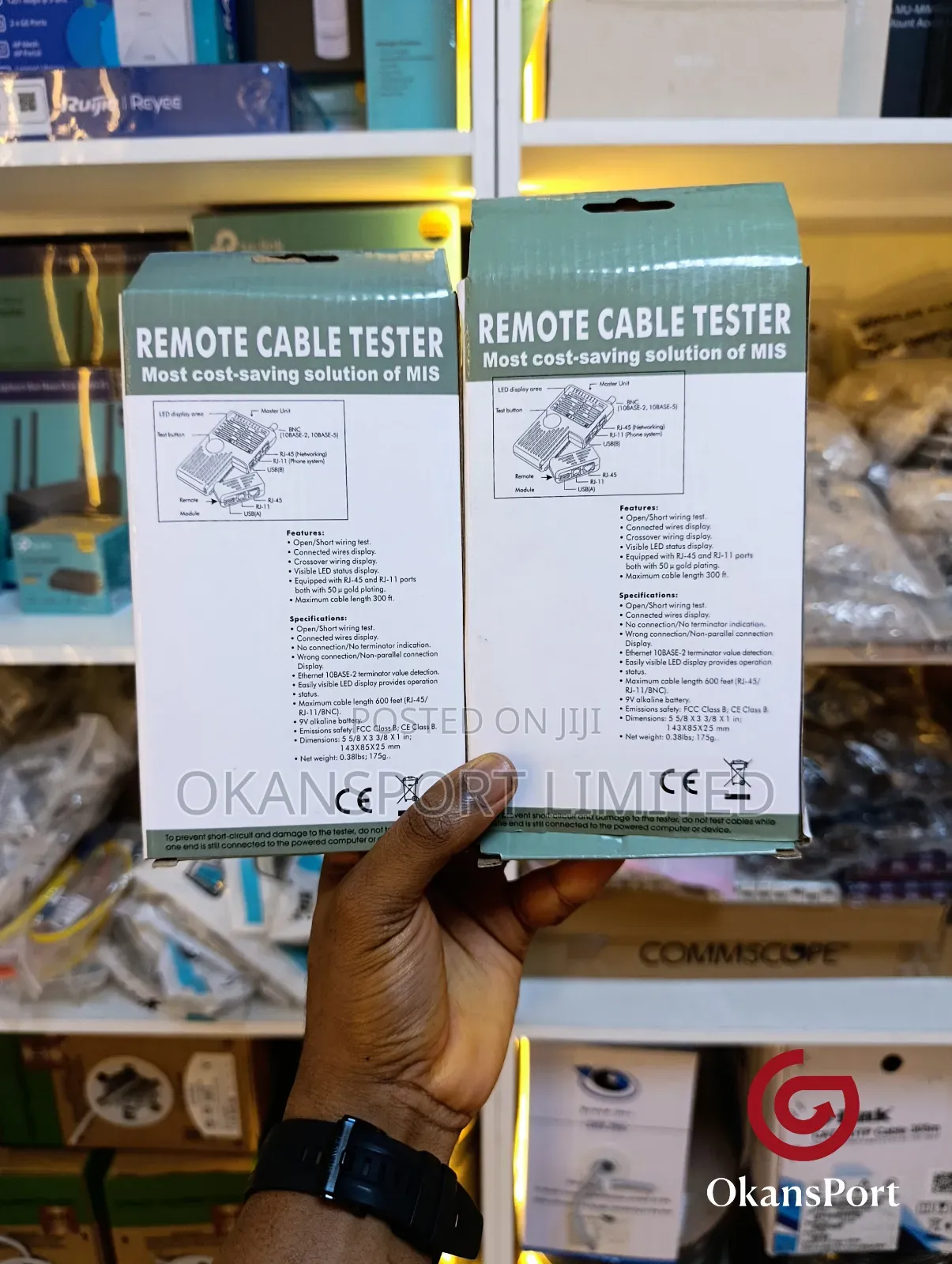 Rj45 Remote Cable Tester Network Splitter Adapter 1x2 Lan Tool Cat6 |7