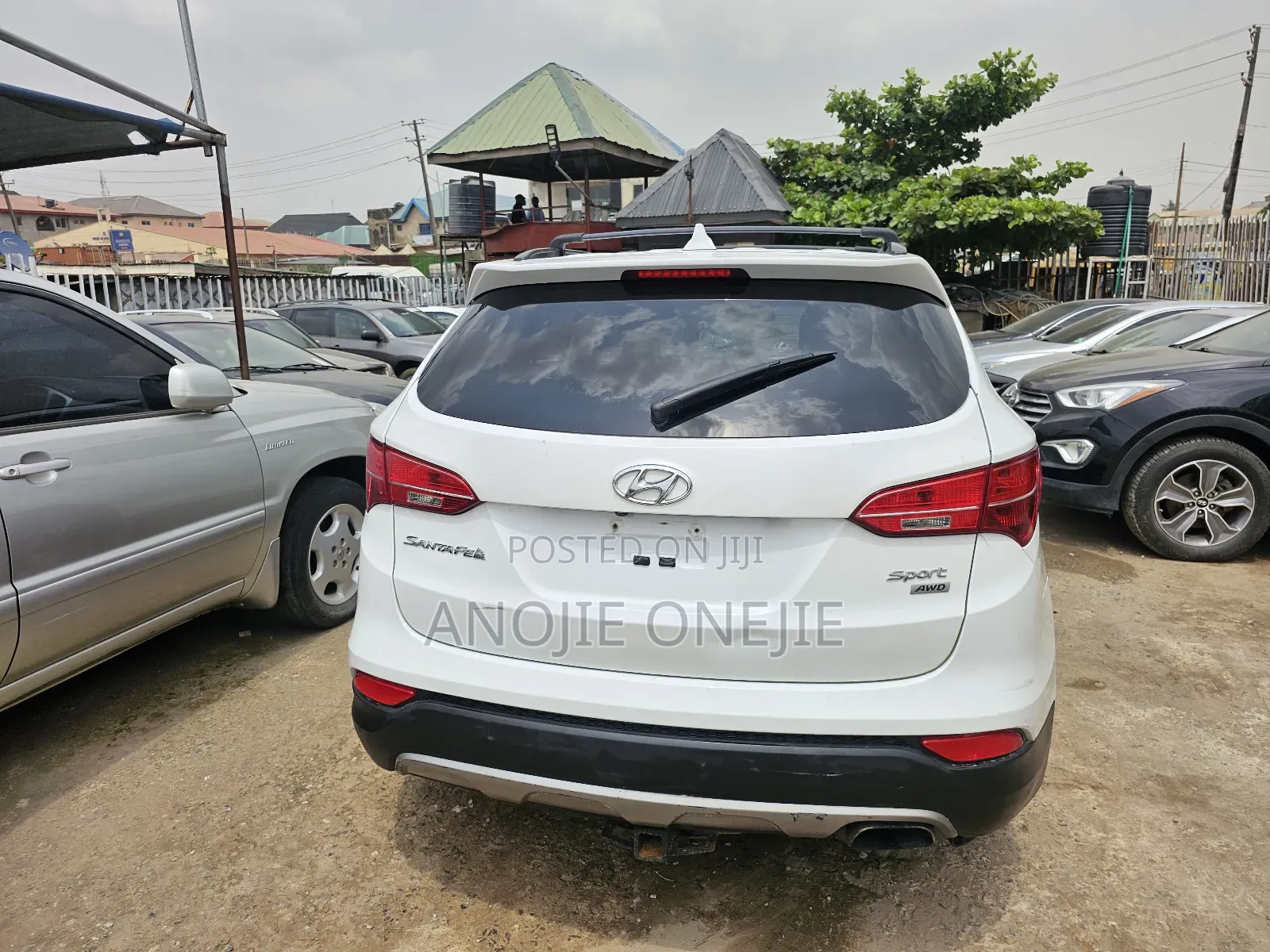 Hyundai Santa Fe Limited 4dr SUV AWD (3.3L 6cyl 6A) 2014 White