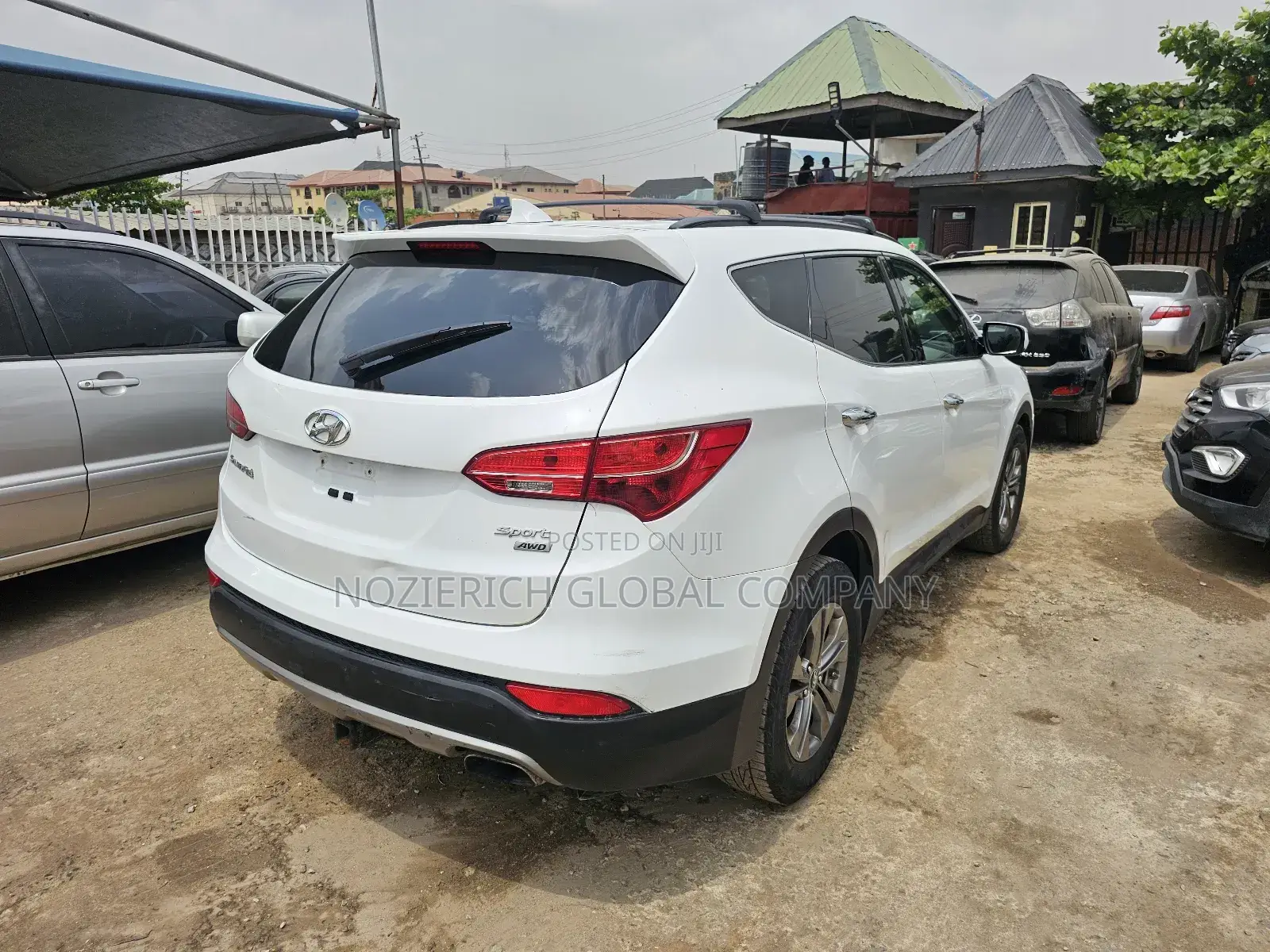 Hyundai Santa Fe Limited 4dr SUV AWD (3.3L 6cyl 6A) 2014 White