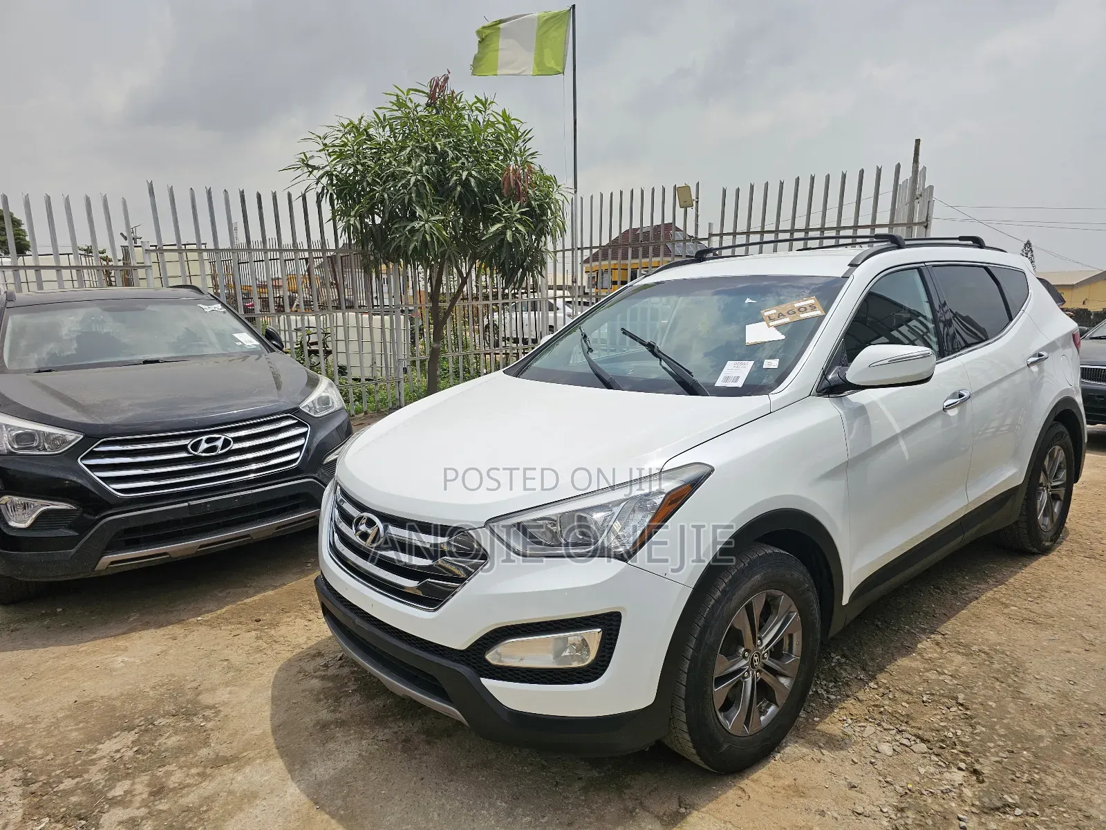 Hyundai Santa Fe Limited 4dr SUV AWD (3.3L 6cyl 6A) 2014 White