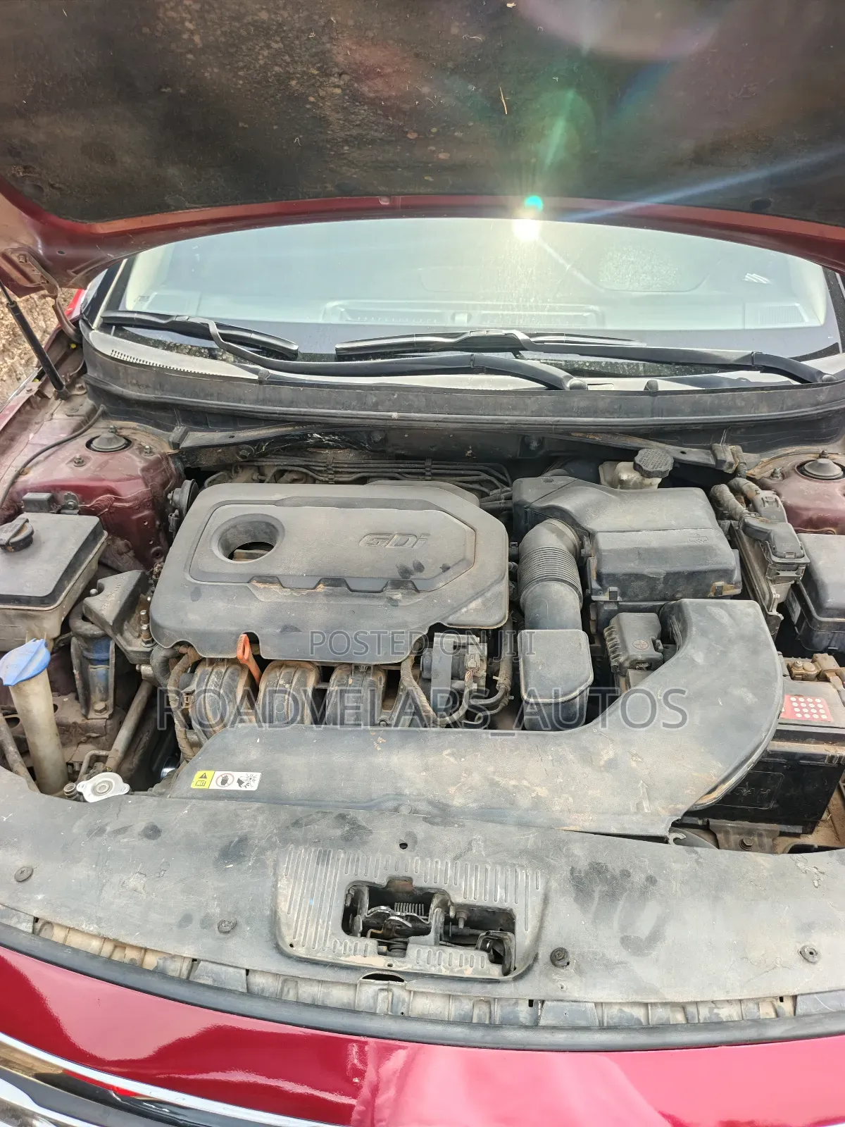 Hyundai Sonata Limited 4dr Sedan (2.4L 4cyl 6A) 2014 Red