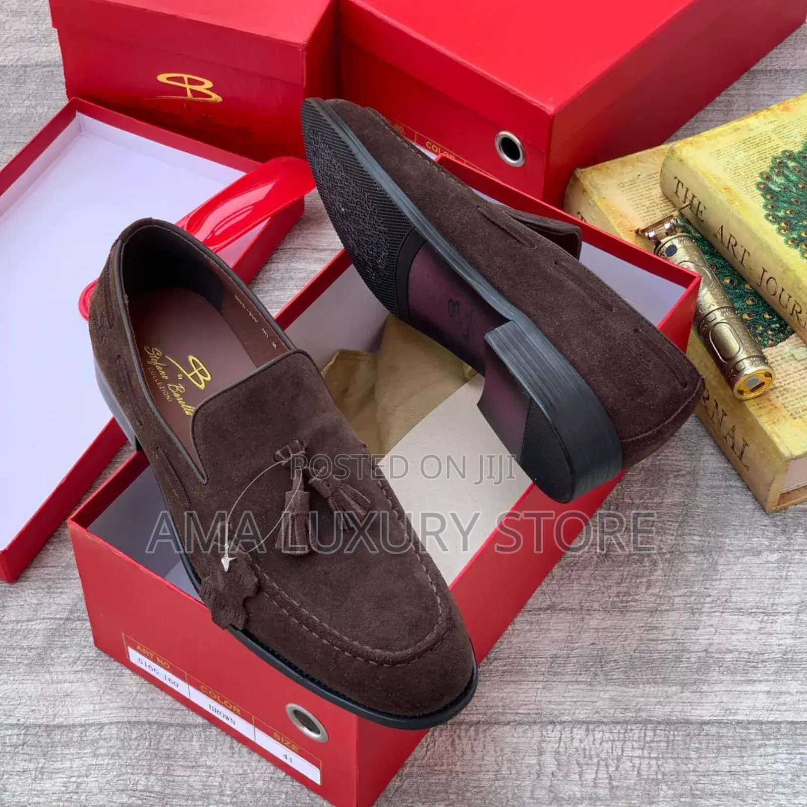 Stefano Luxury Men's Designer Suede Shoes