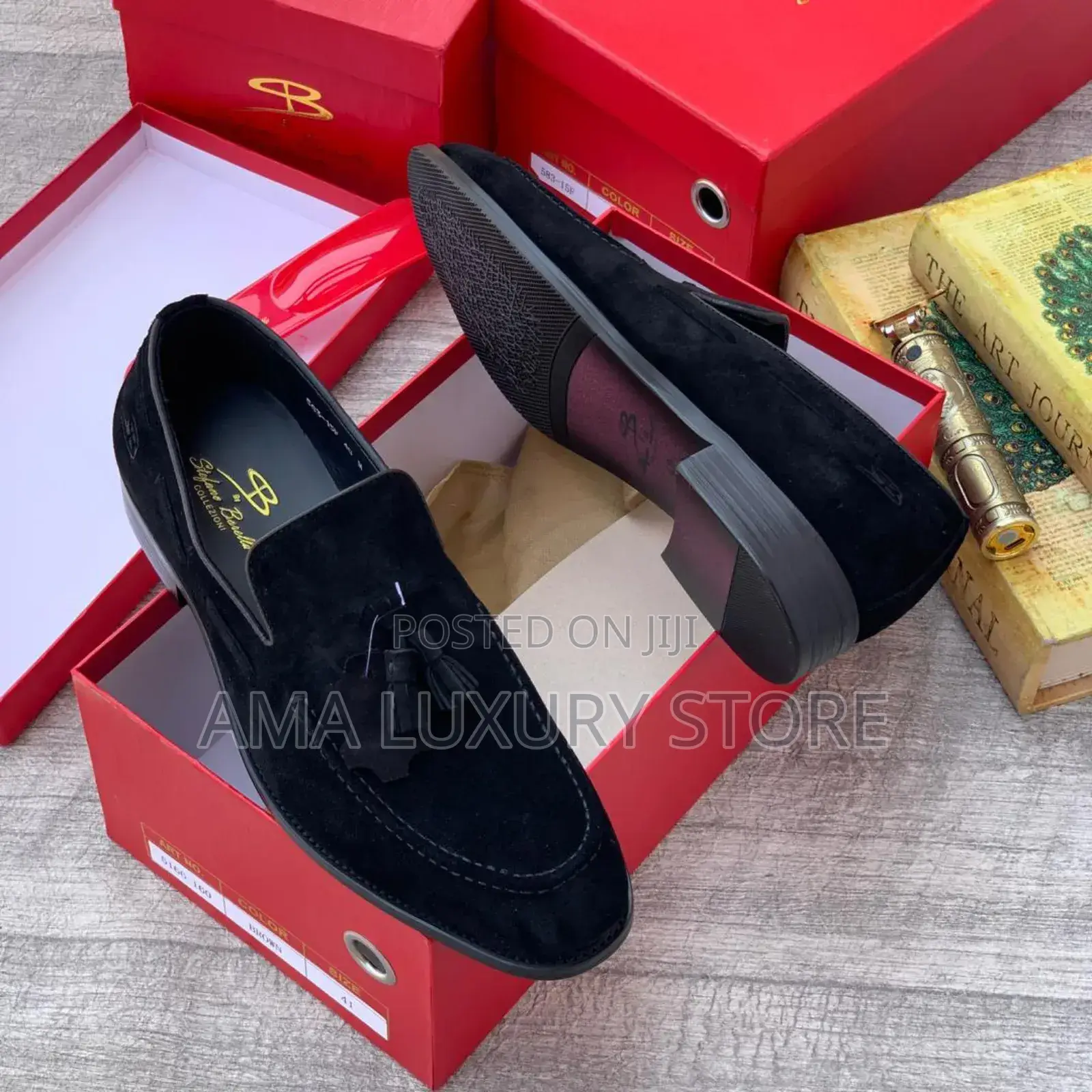Stefano Luxury Men's Designer Suede Shoes