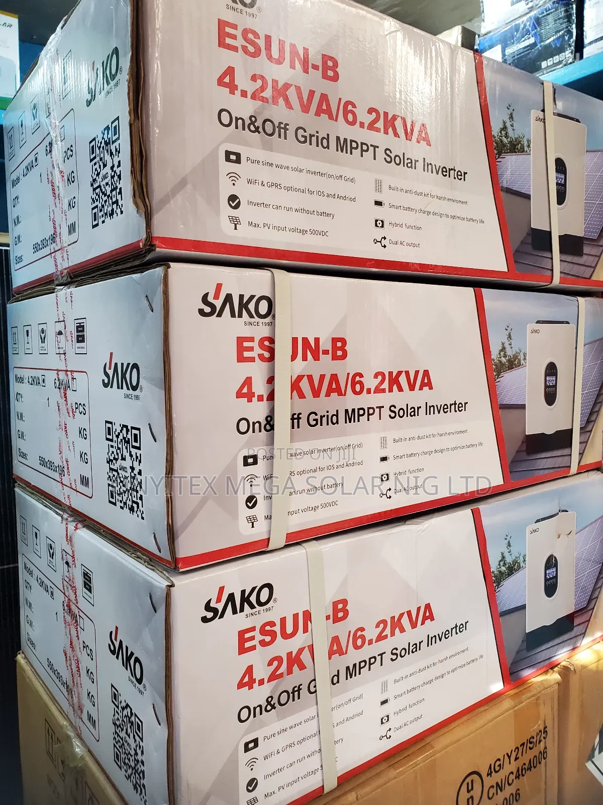 Sako Solar Inverter 4.2kva 24v Hybrid With Warranty