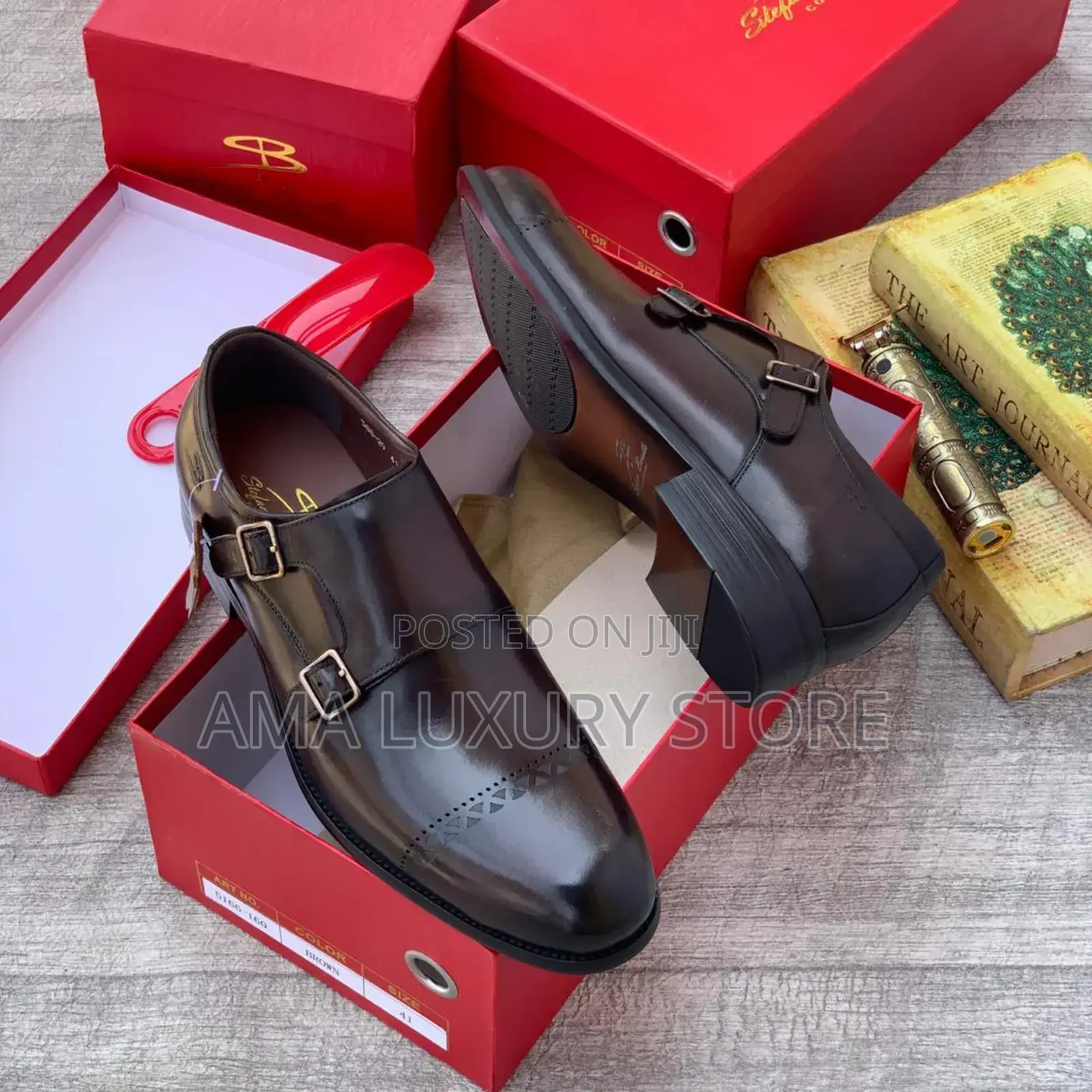 Stefano Genuine Leather Luxury Men's Designer Shoes
