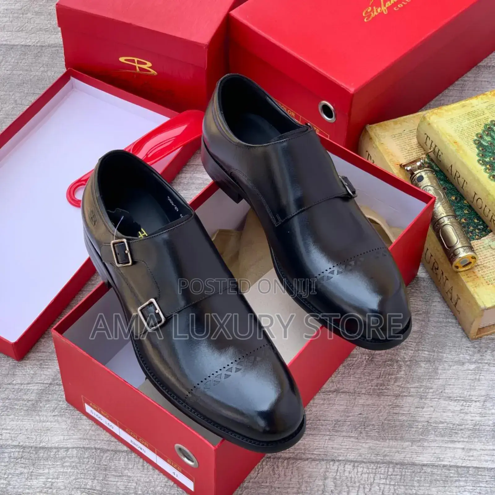 Stefano Genuine Leather Luxury Men's Designer Shoes