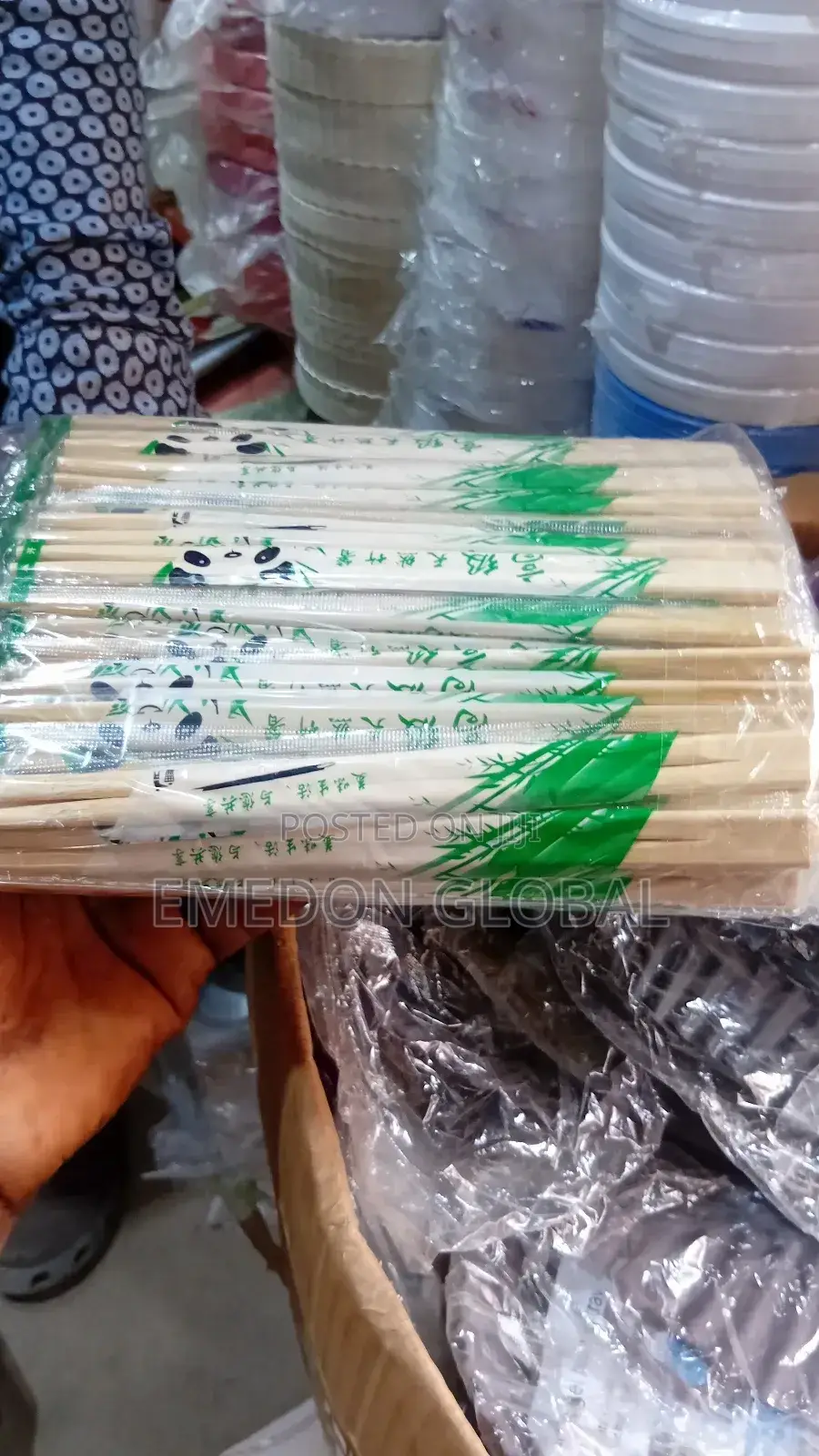 Pack of Disposable Bamboo Chopsticks. 100pcs