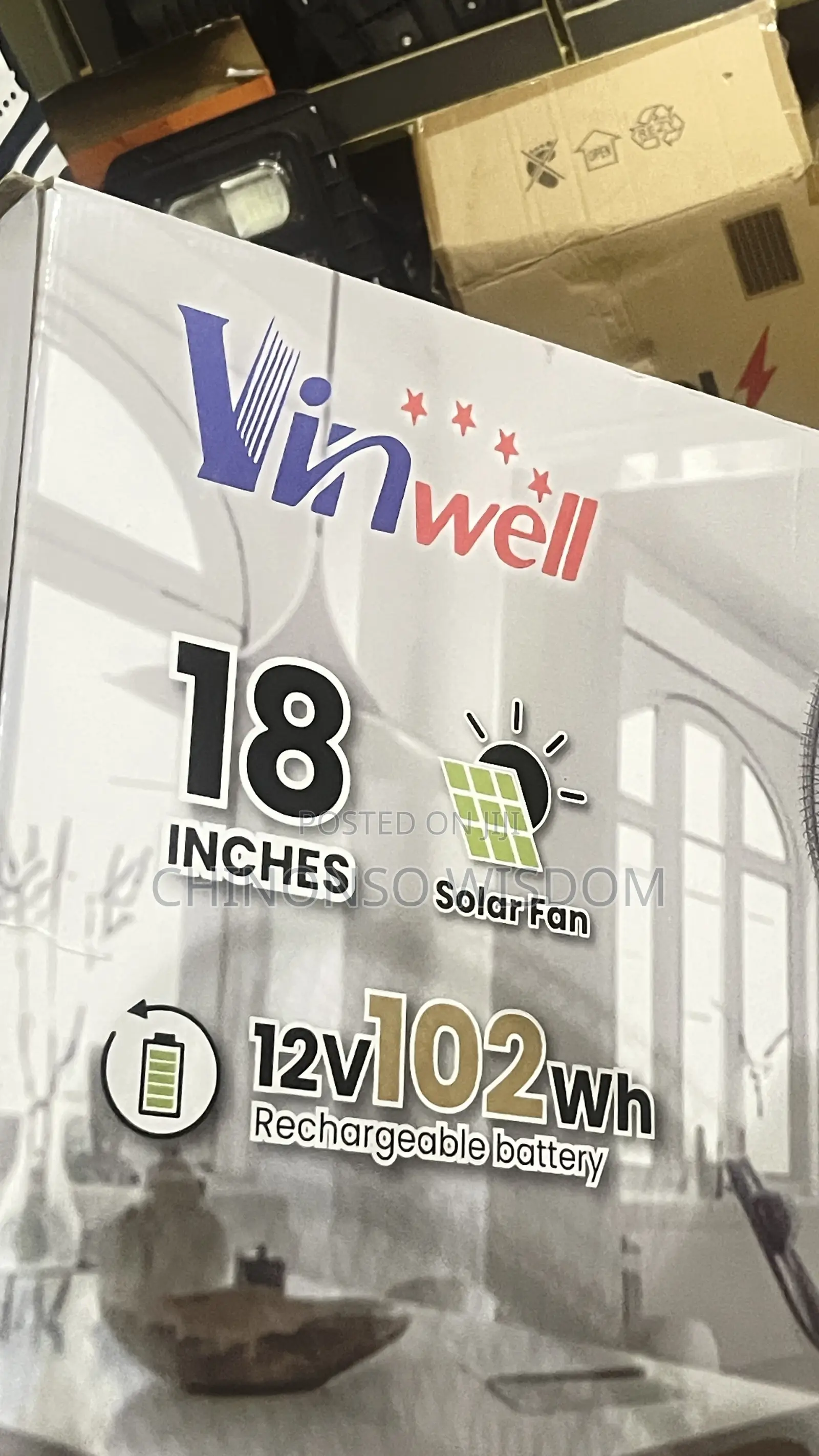 18 Inches Solar Fan