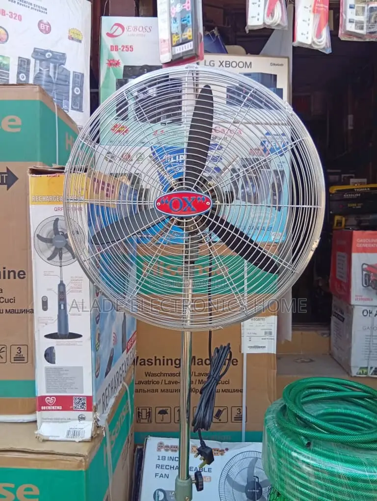 18” Industrial Ox Fan. 100% Copper Coil. 10yrs Warranty