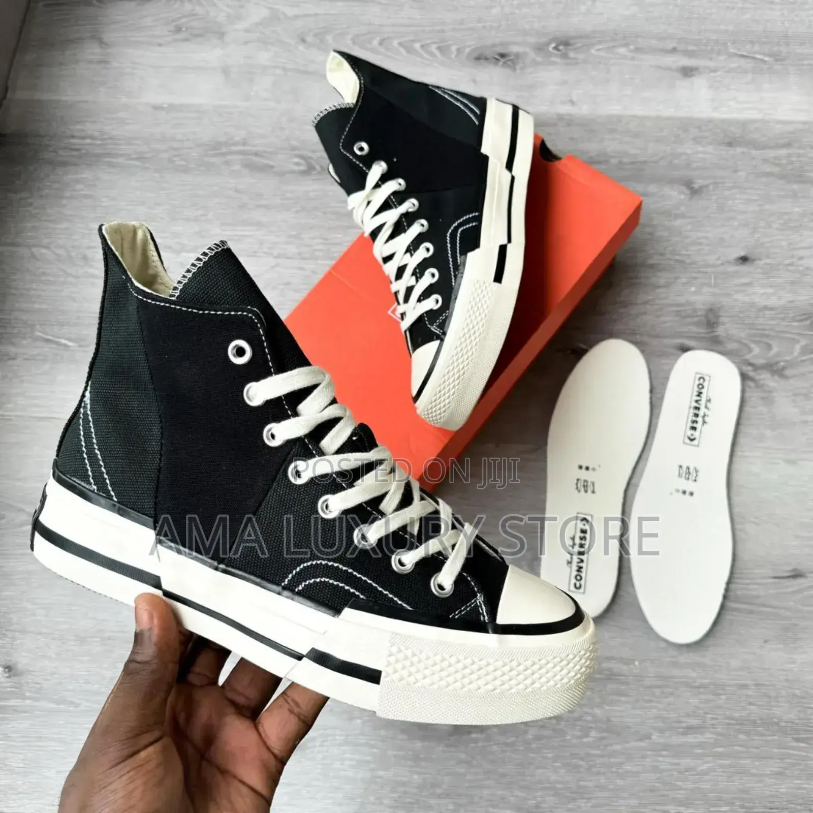 Converse Chuck Taylor 70 High Patchwork Luxury Designer Sneakers