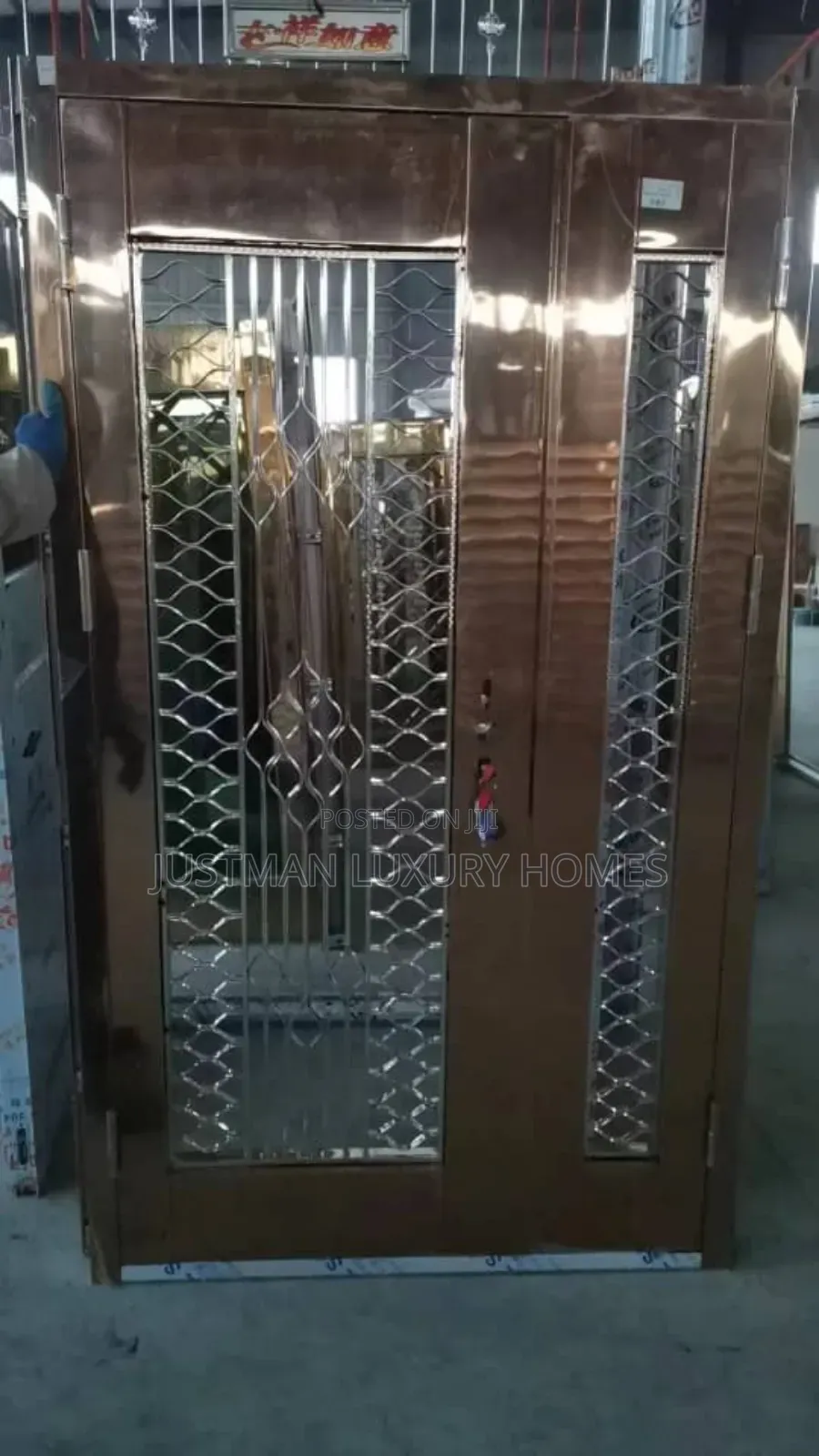 Rose Gold High Quality Ante Room Glass Door