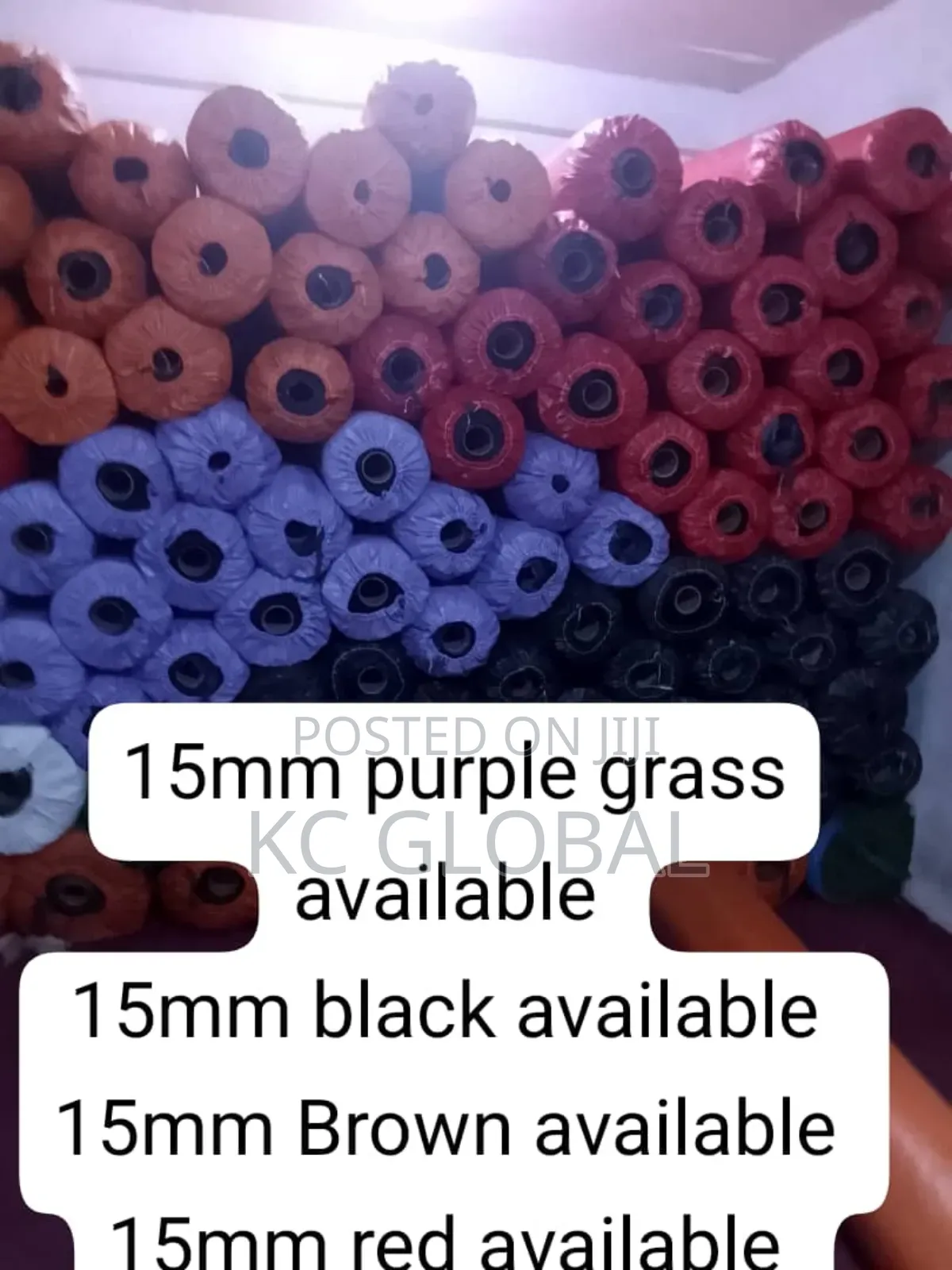 15mm Colors Artificial Rolls Red Black Blue Brown