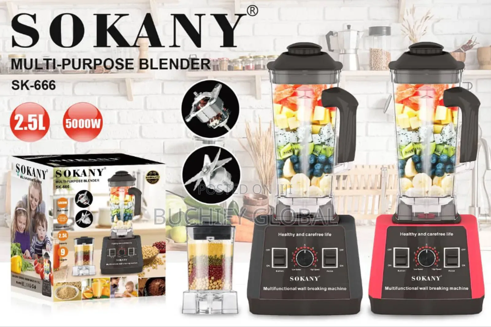 Sokany Blender 2.5l