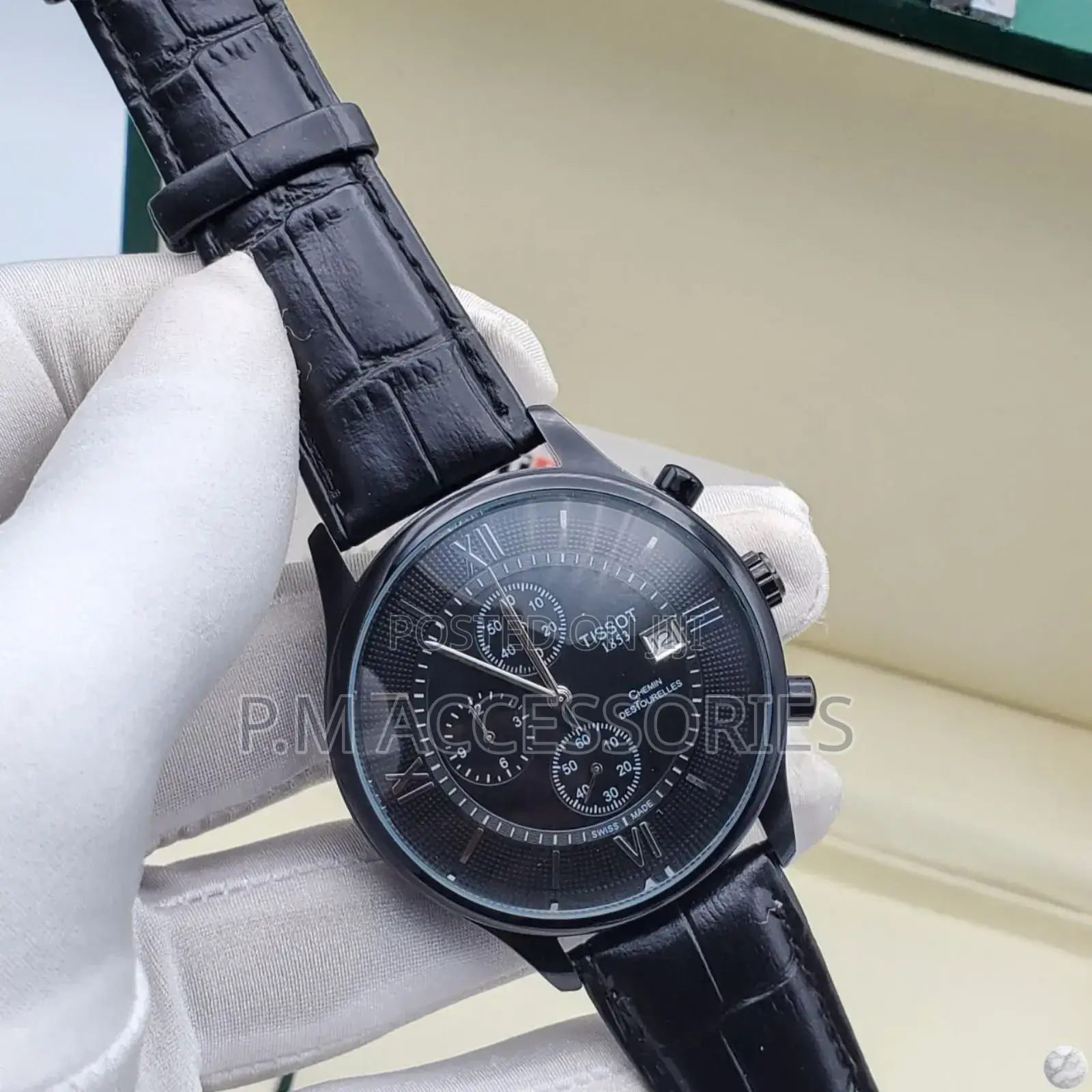 Tissot Prx Leather Watch