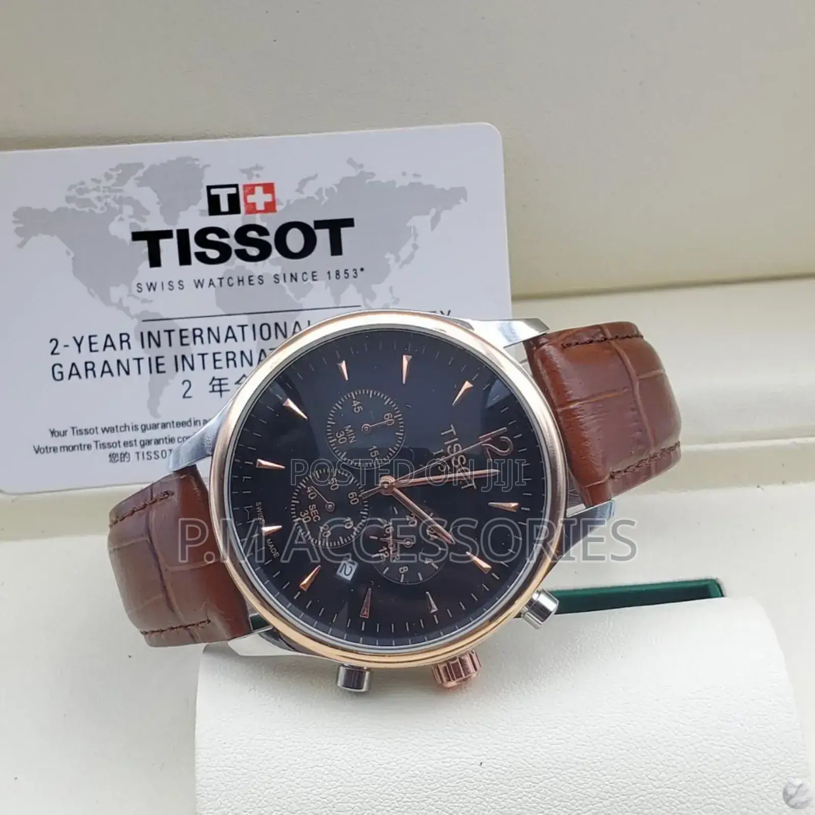 Tissot Prx Leather Watch