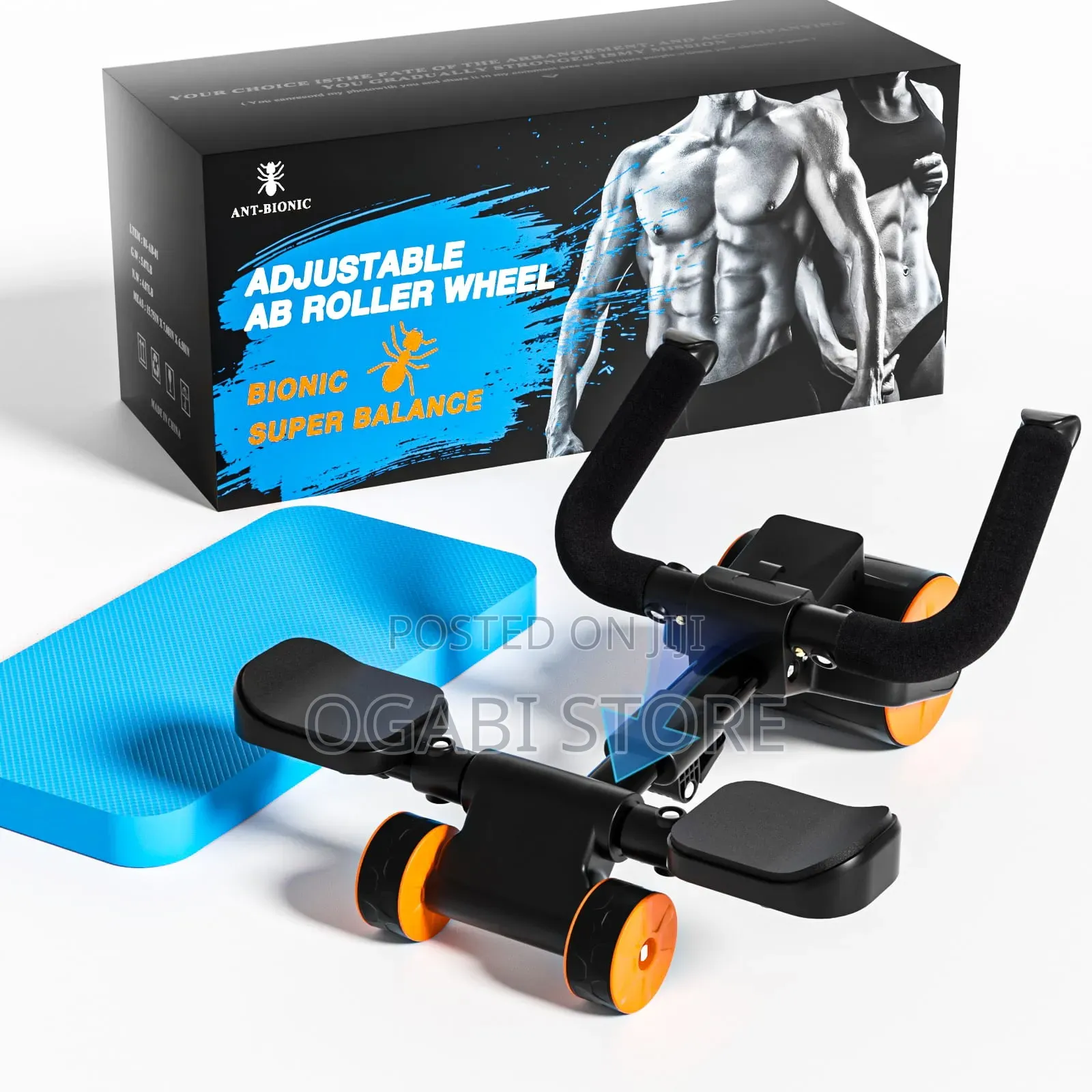 Adjustable Ab Roller With Digital Counter