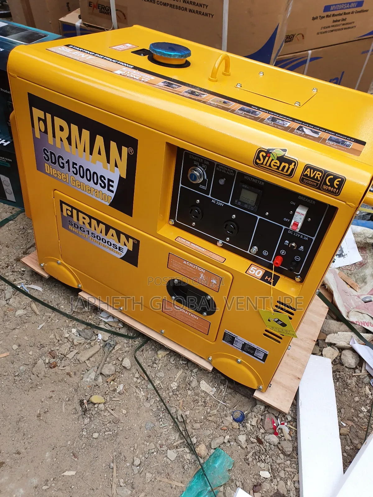 Original Firman 12kva Soundproof Diesel Generator Sdg15000se