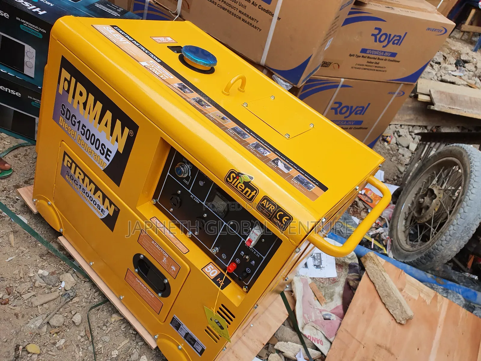 Firman Sdg15000se Silent Diesel Generator for Home Business
