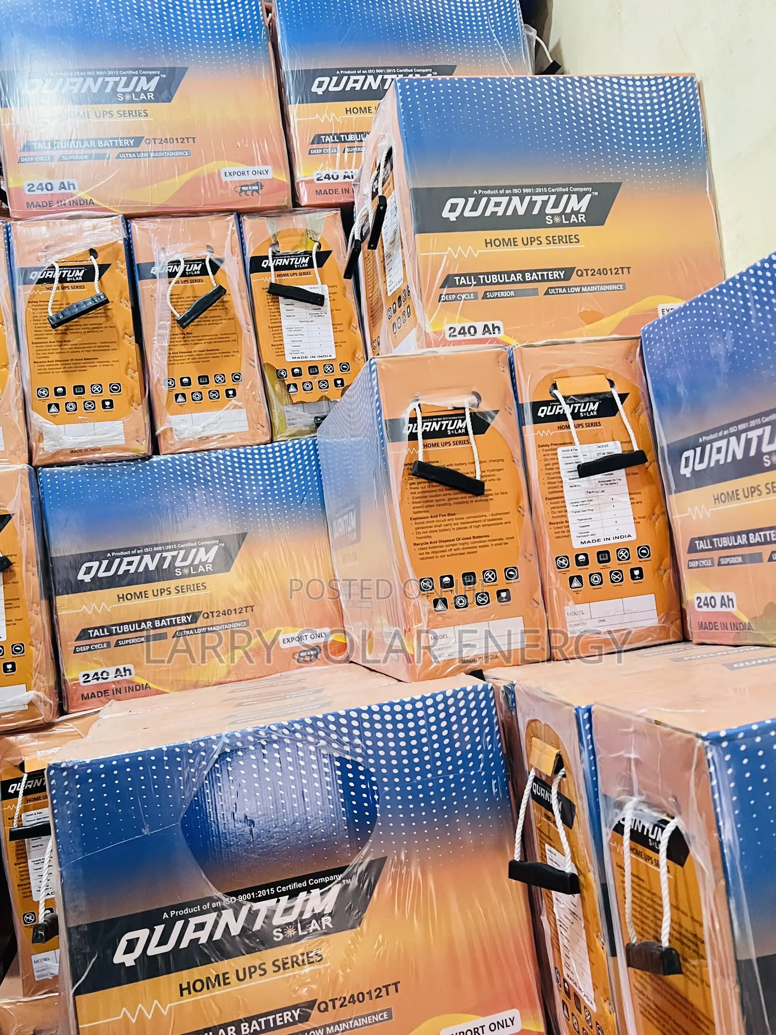 12v/240ah Quantum Tall Tubular Battery